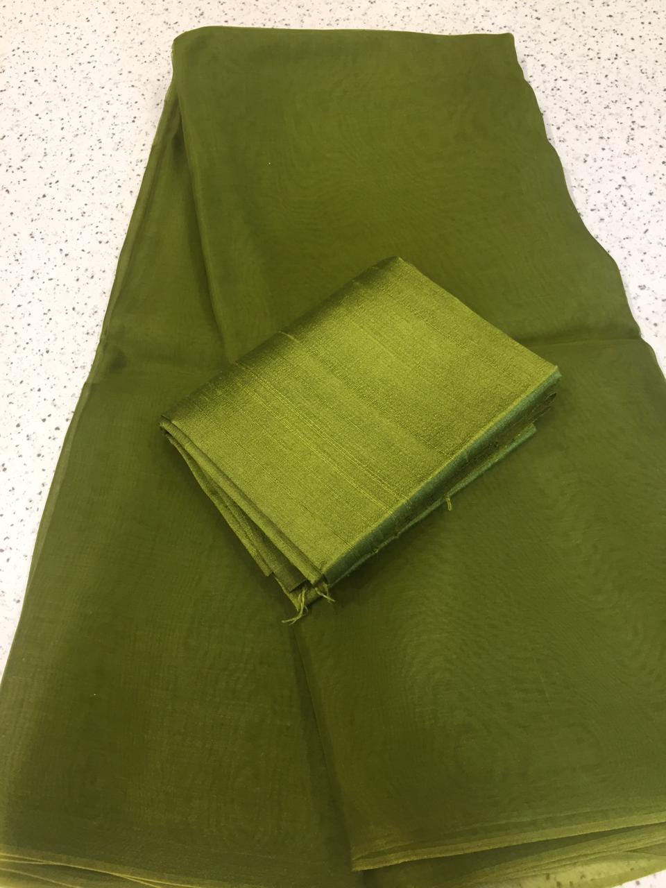 Pure silk organza saree