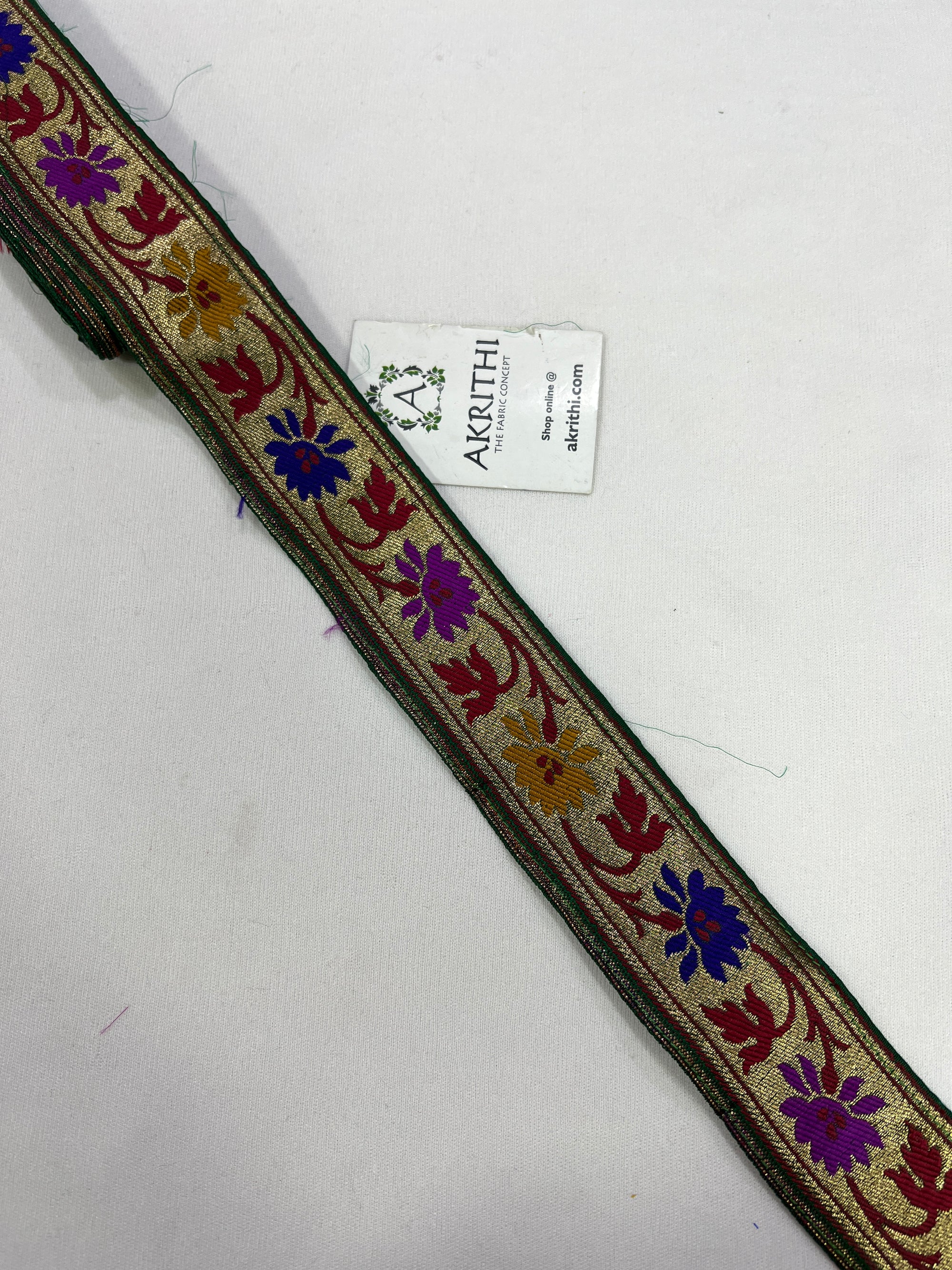 Handloom Banarasi lace 5 metres roll