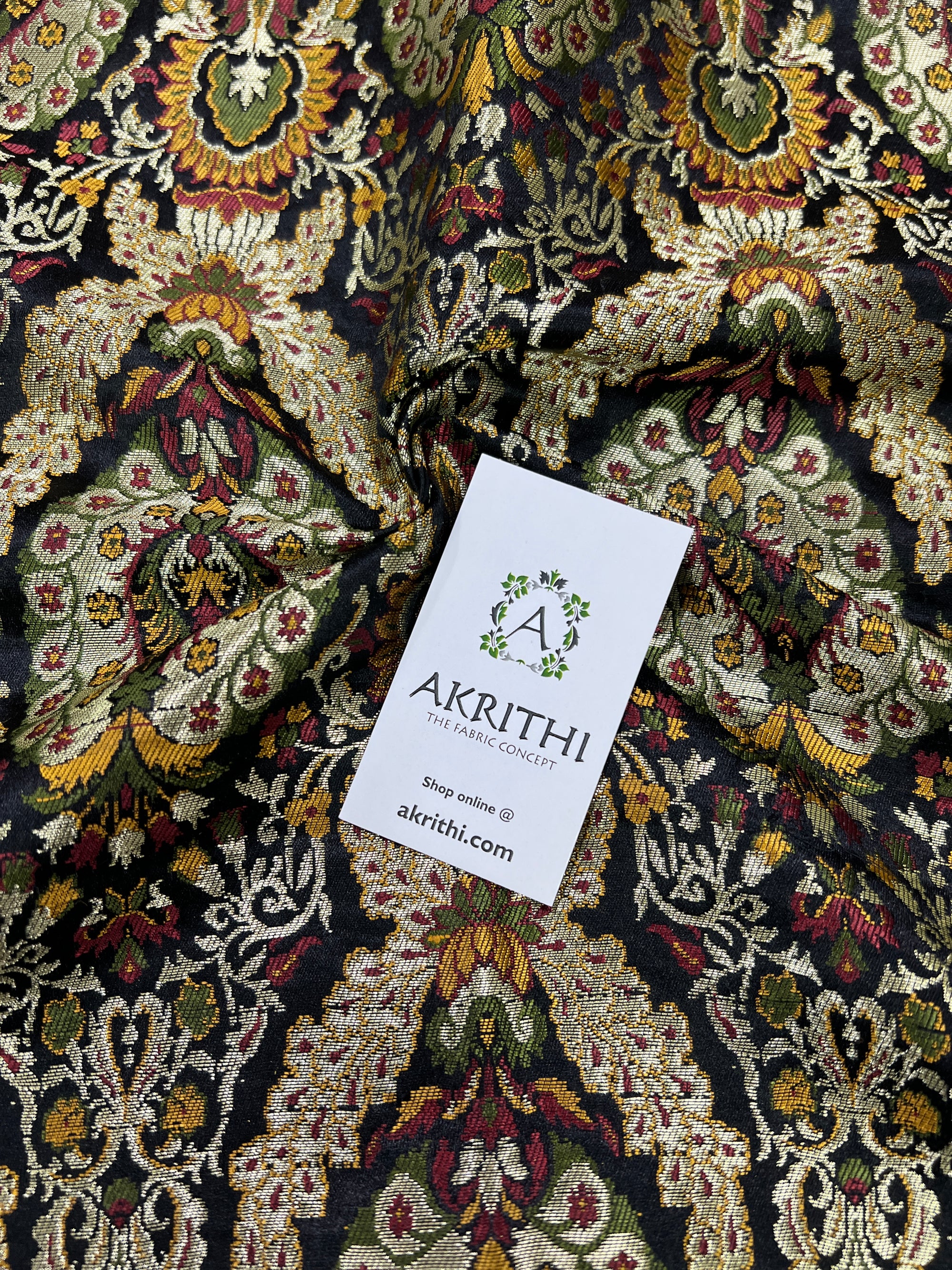 Banarasi fabric 35 cms cut