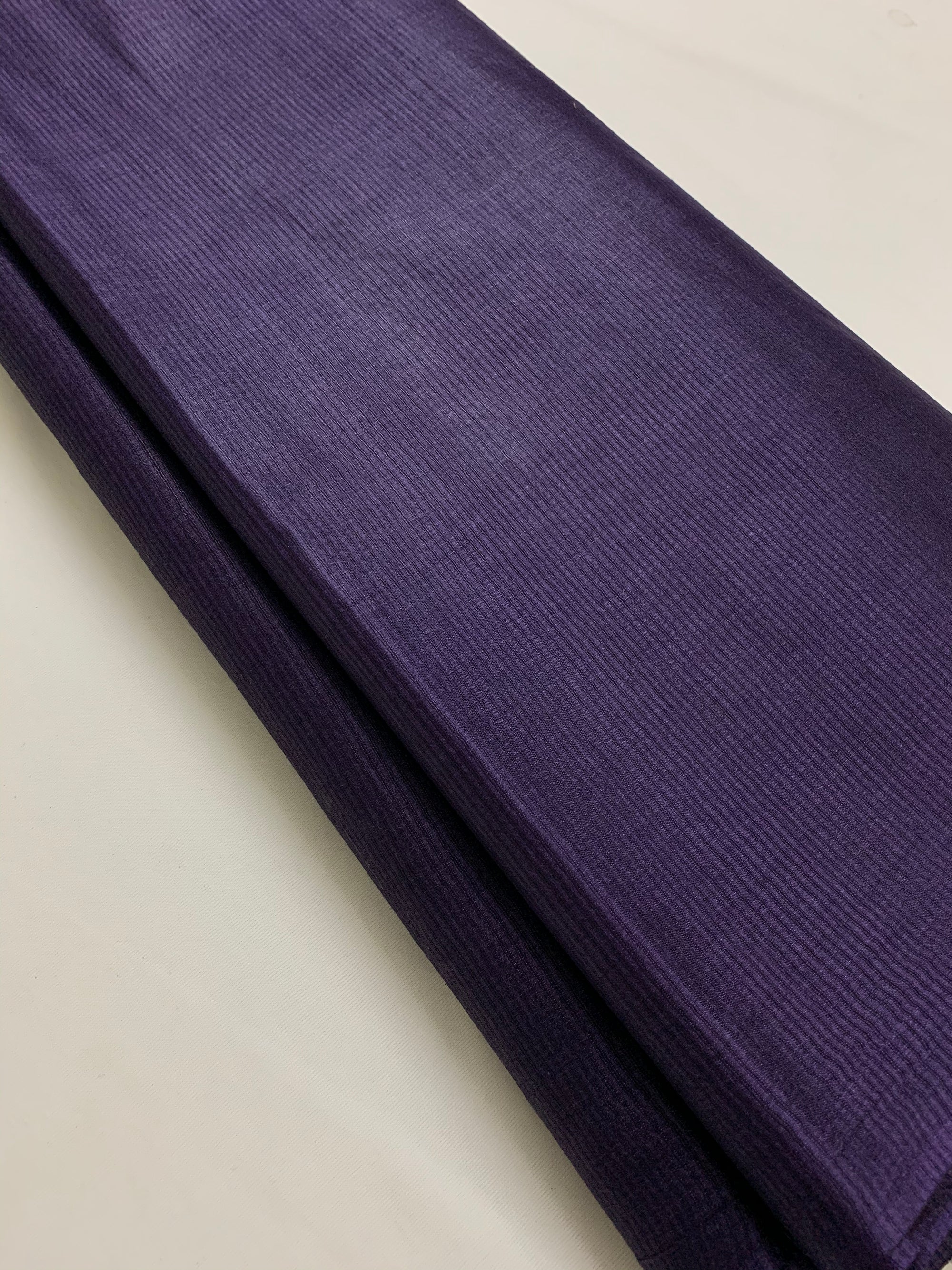 Striped Pure Tussar silk fabric