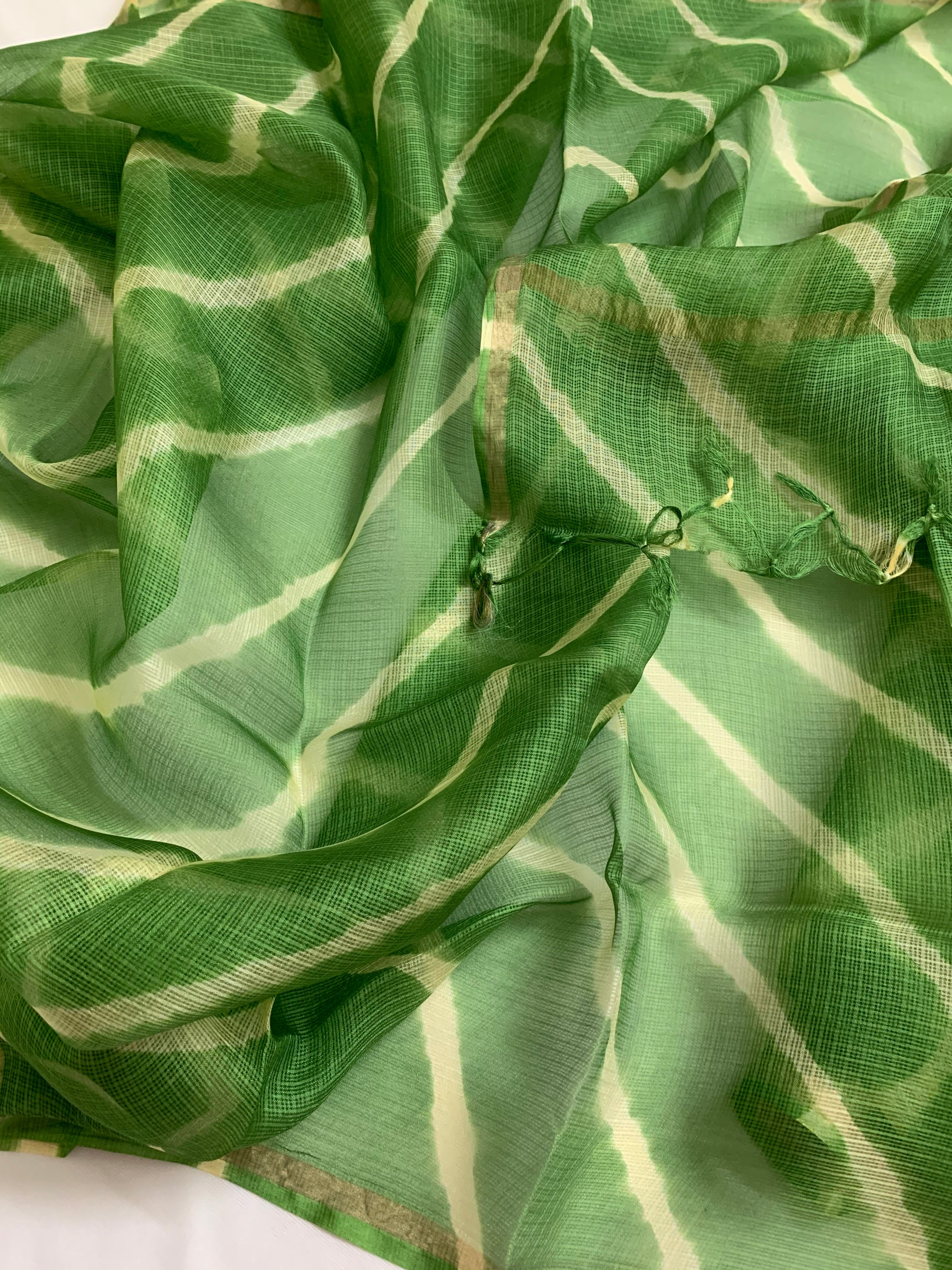 Pure silk Kota leheriya Dupatta