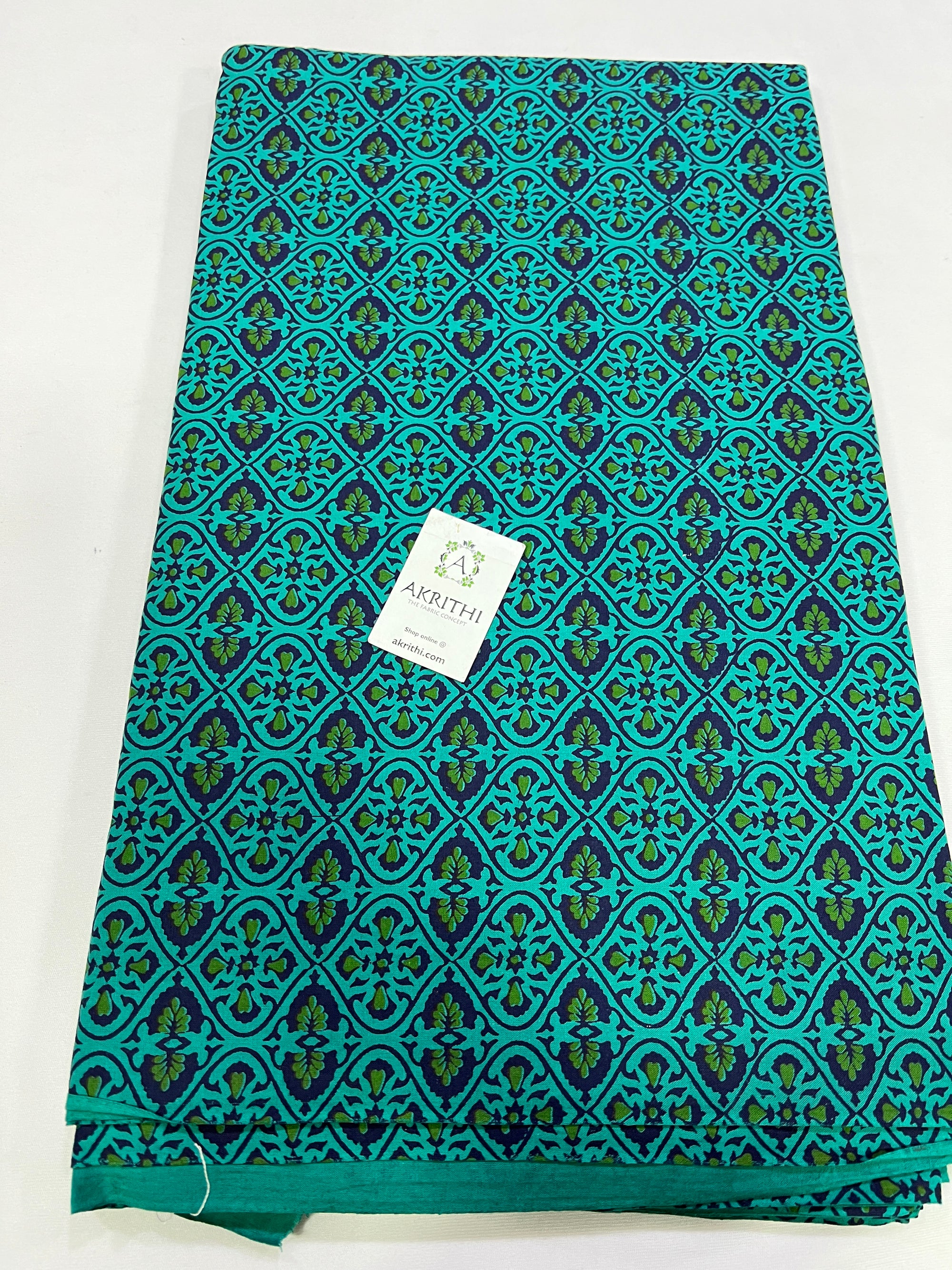 Printed pure cotton fabric