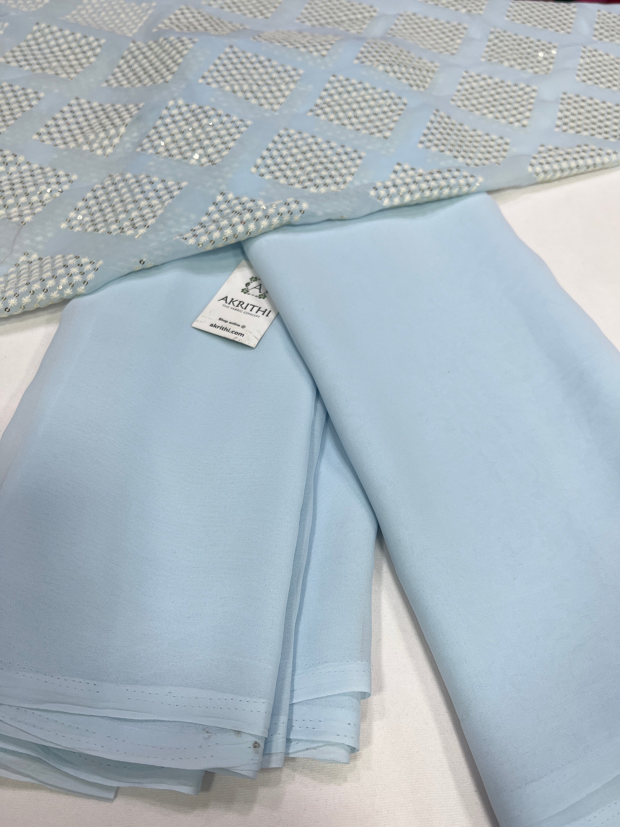 Georgette saree with blouse