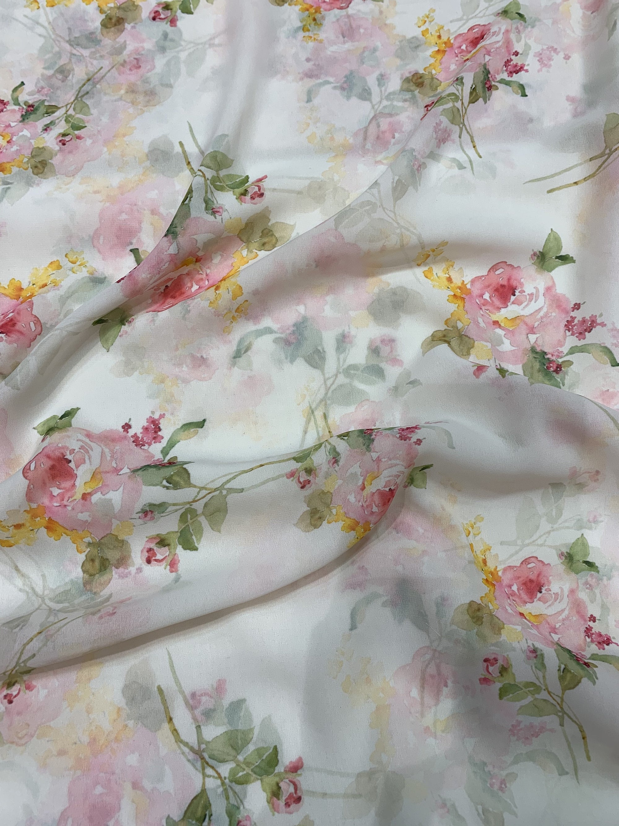 Digital floral Printed georgette fabric