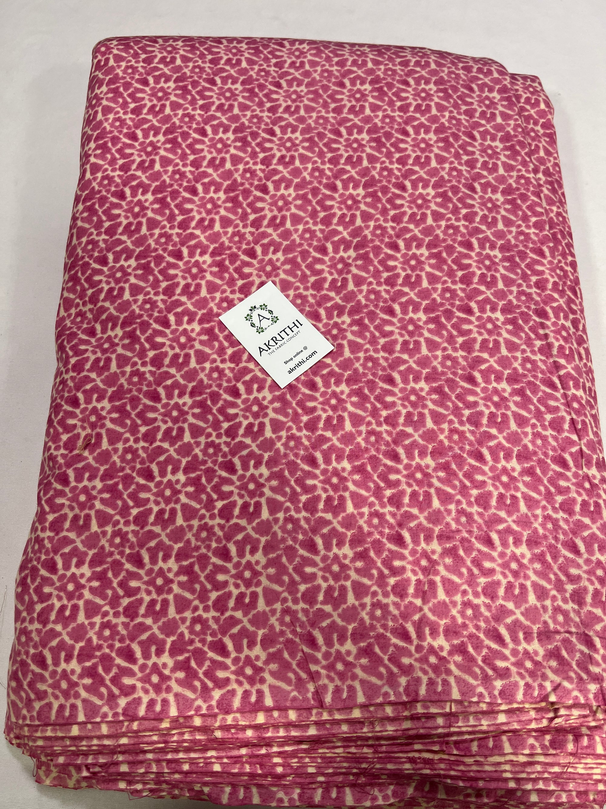 Printed pure cotton fabric