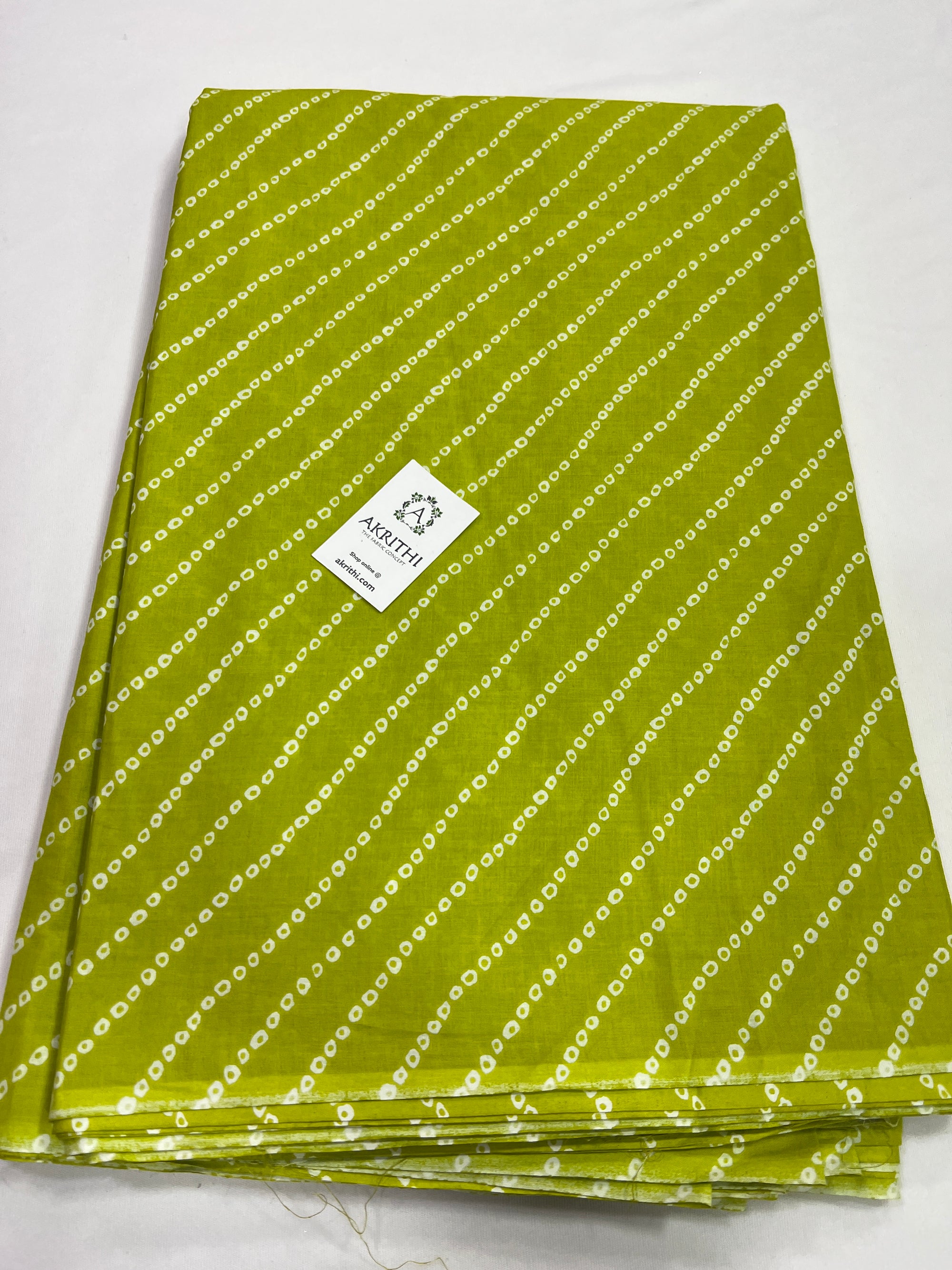 Printed pure cotton fabric