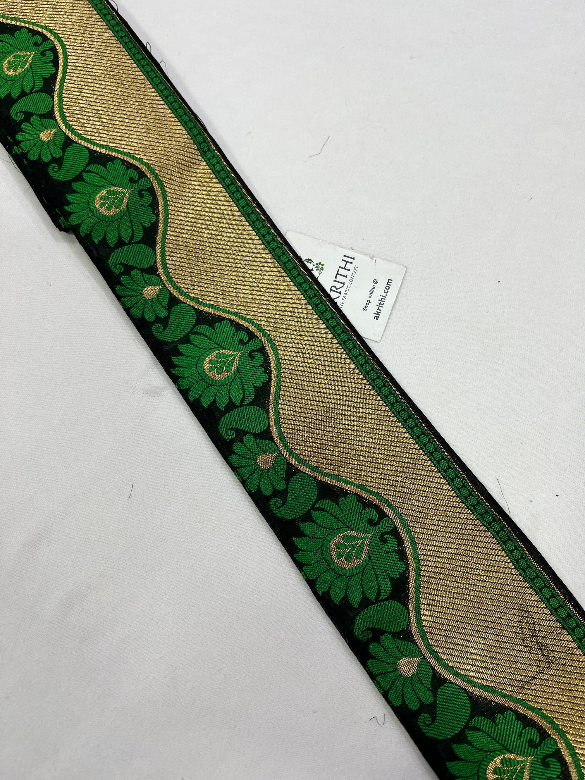 Handloom Banarasi lace 5 metres roll