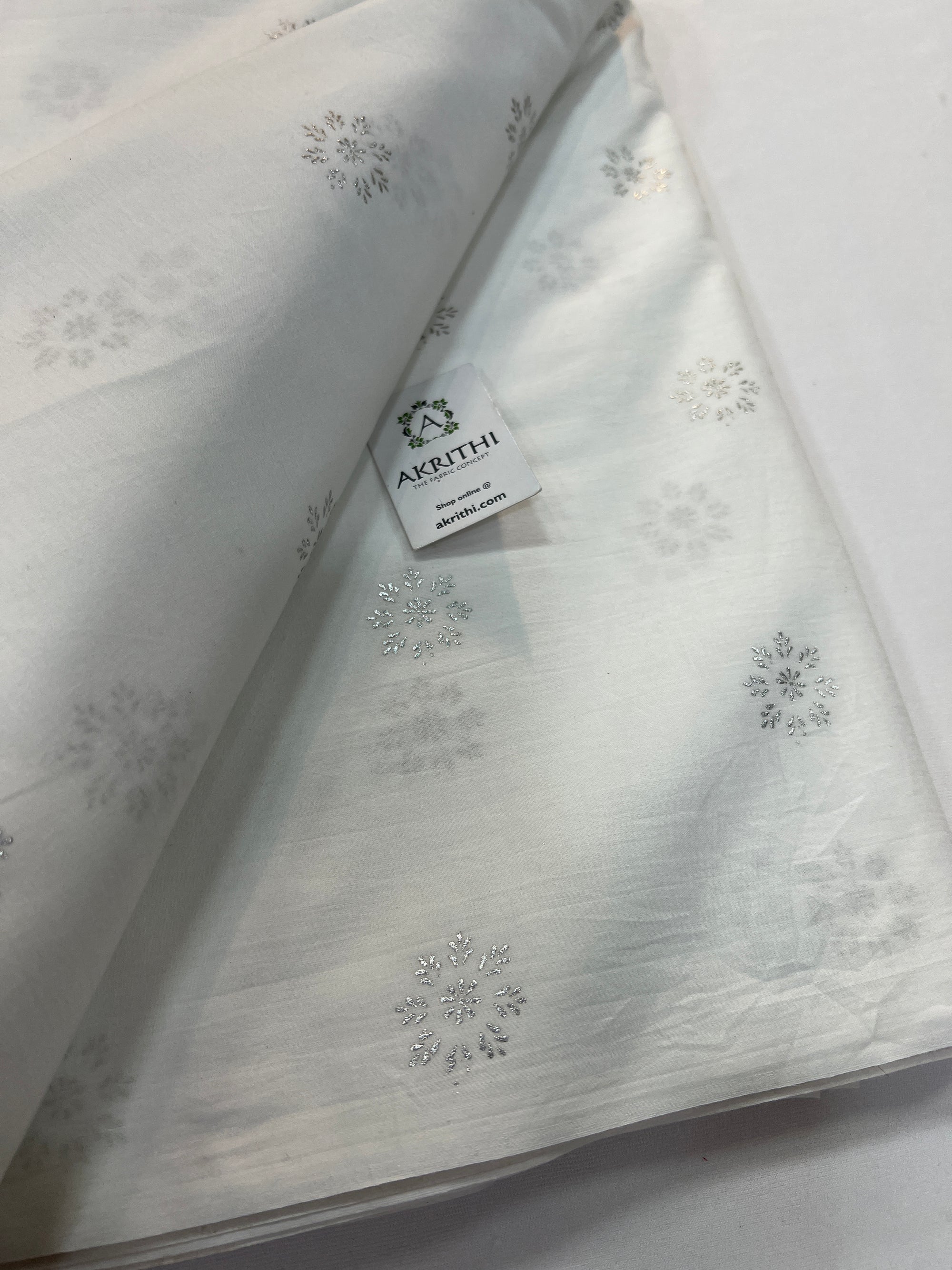 Printed pure cotton fabric