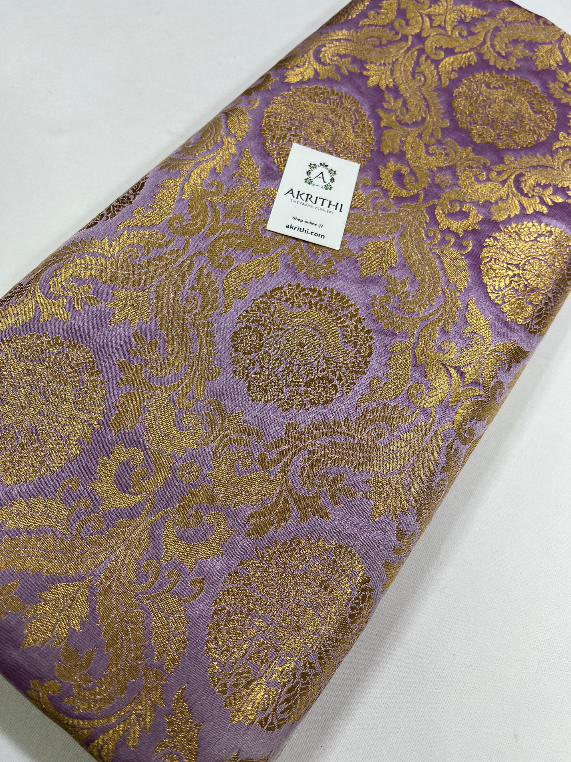 Handloom Banarasi brocade fabric