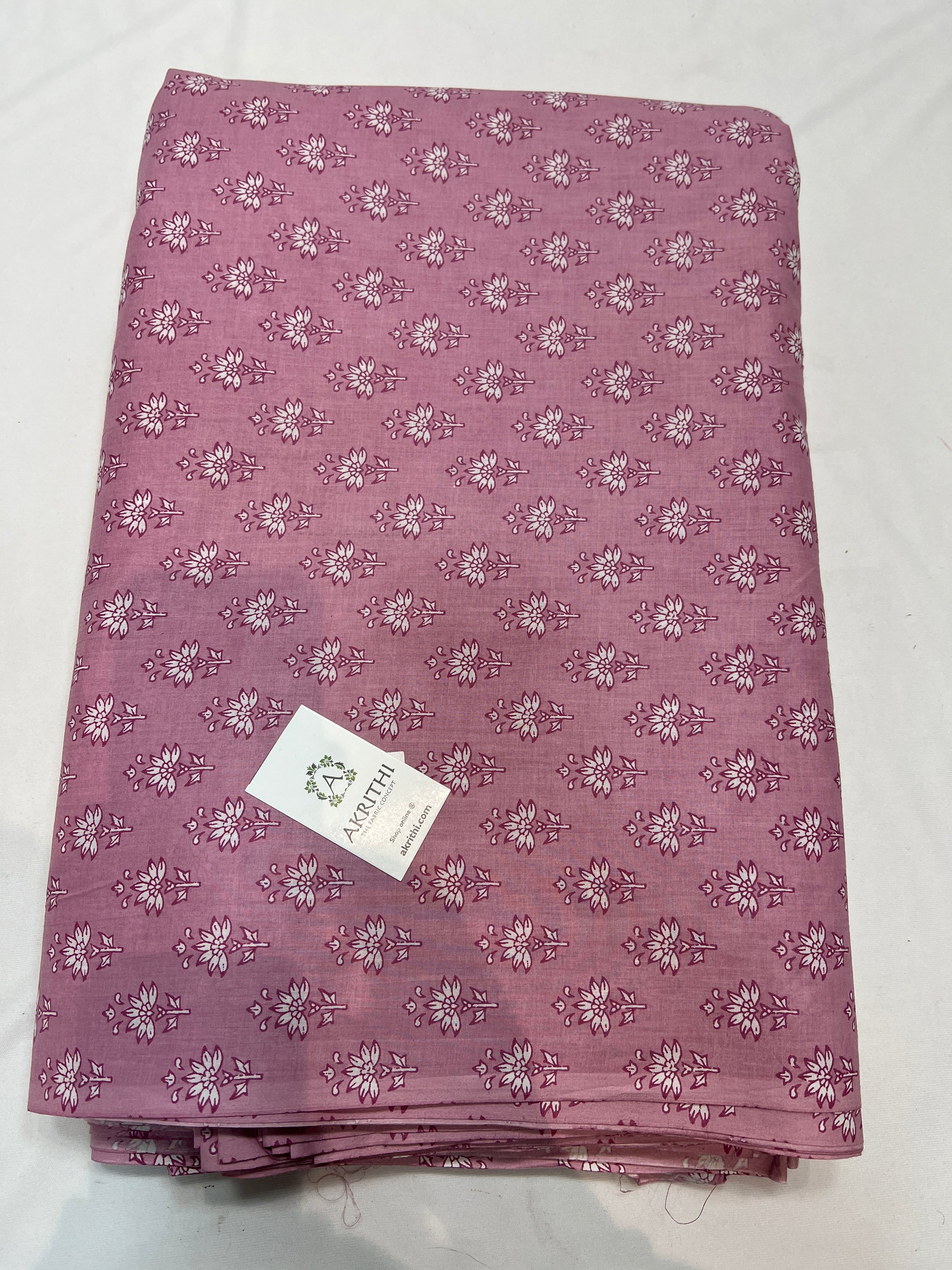 Printed pure cotton fabric
