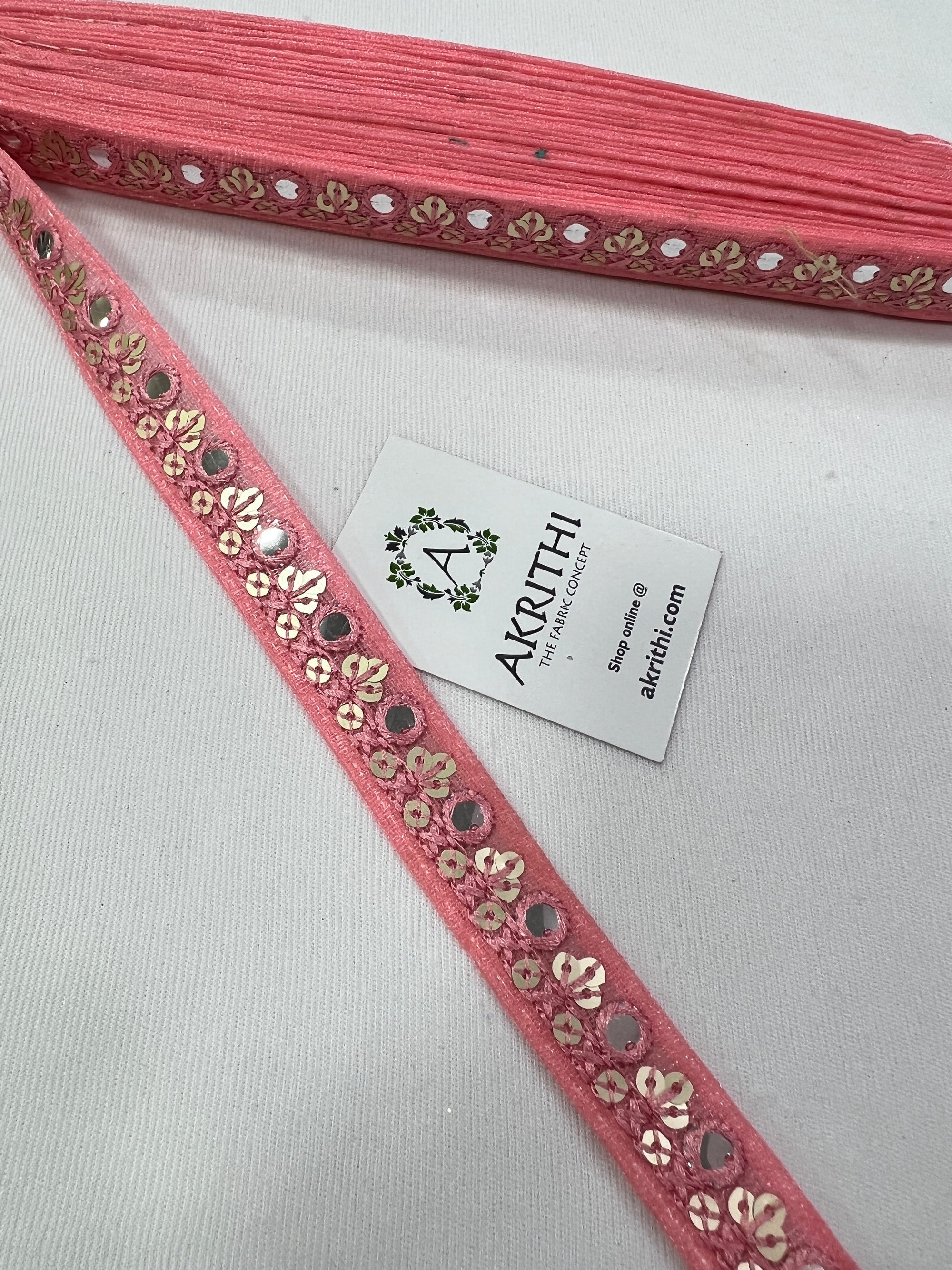 Embroidered lace 9 metres roll