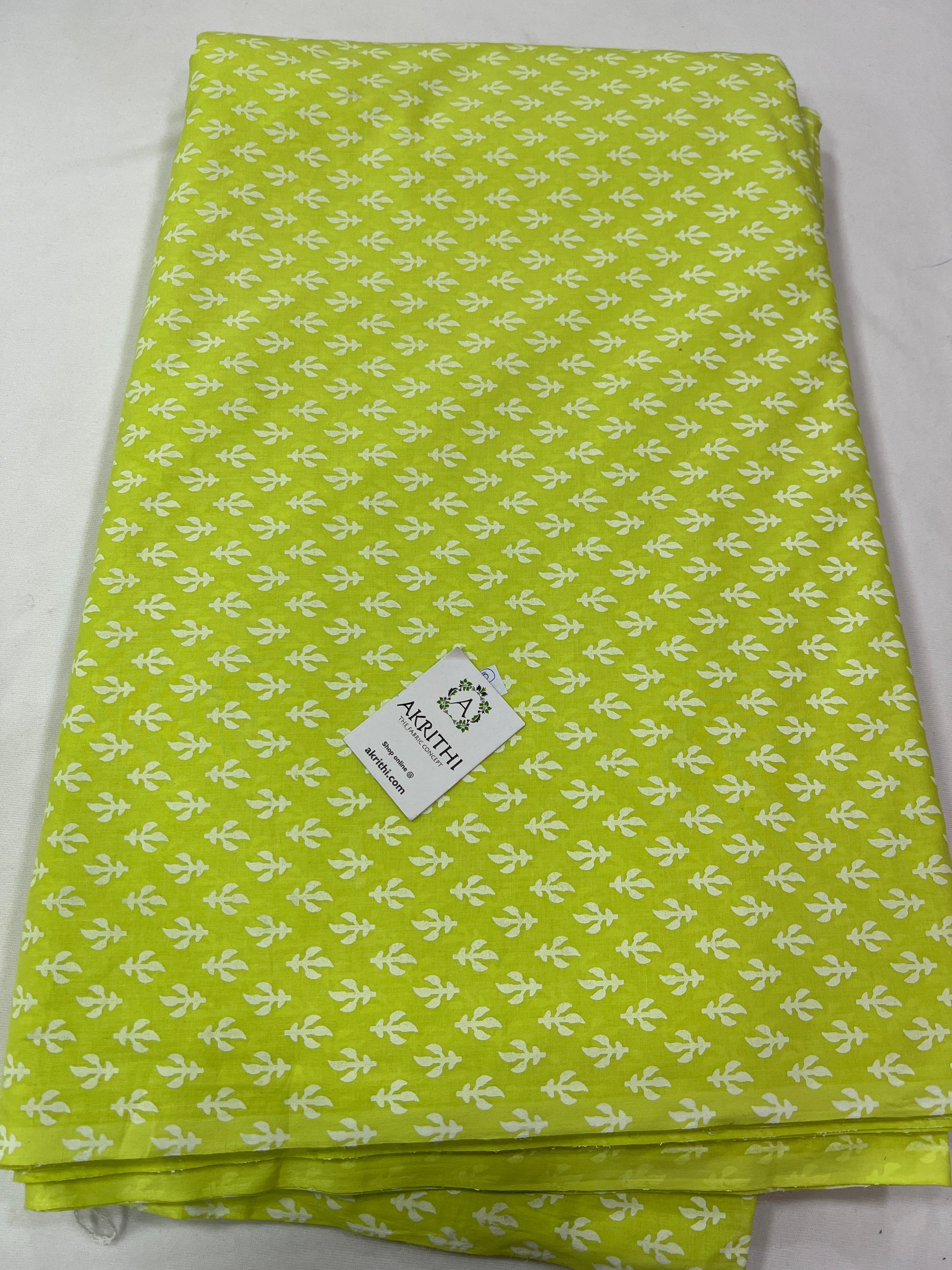 Printed pure cotton fabric
