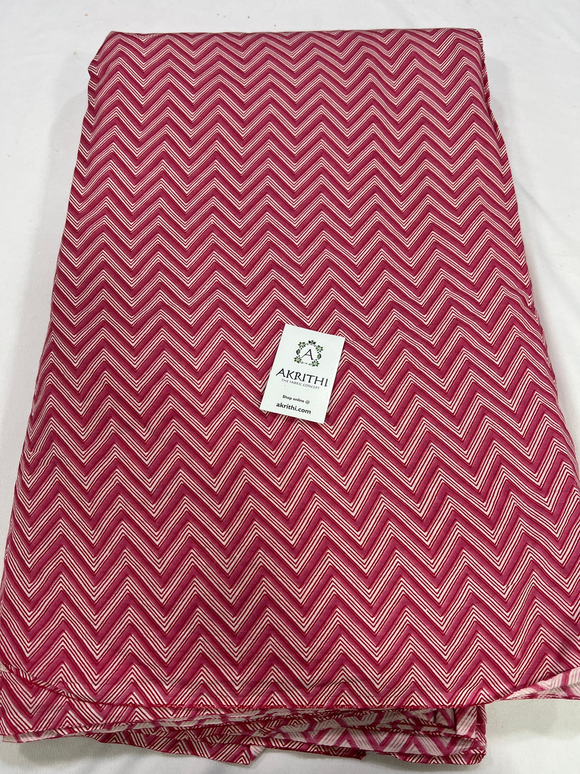 Printed pure cotton fabric