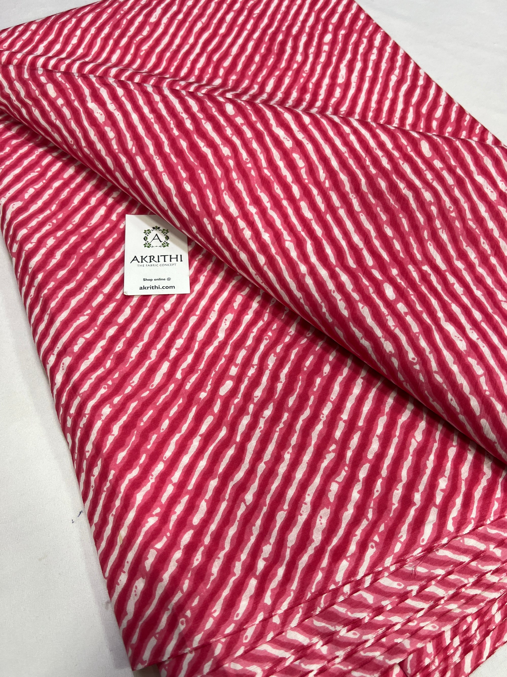 Printed pure cotton fabric