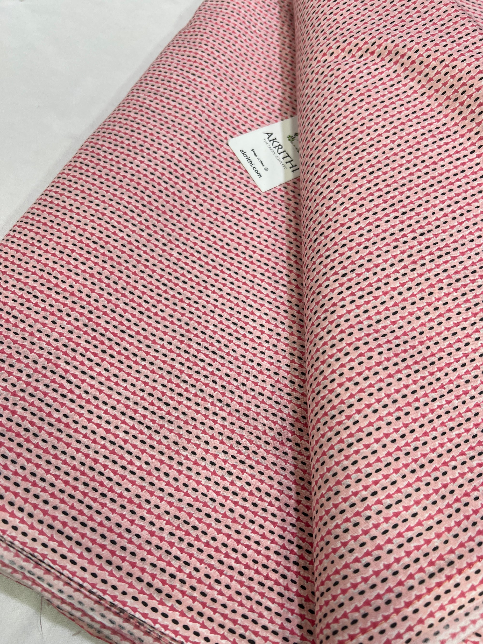 Printed pure cotton fabric