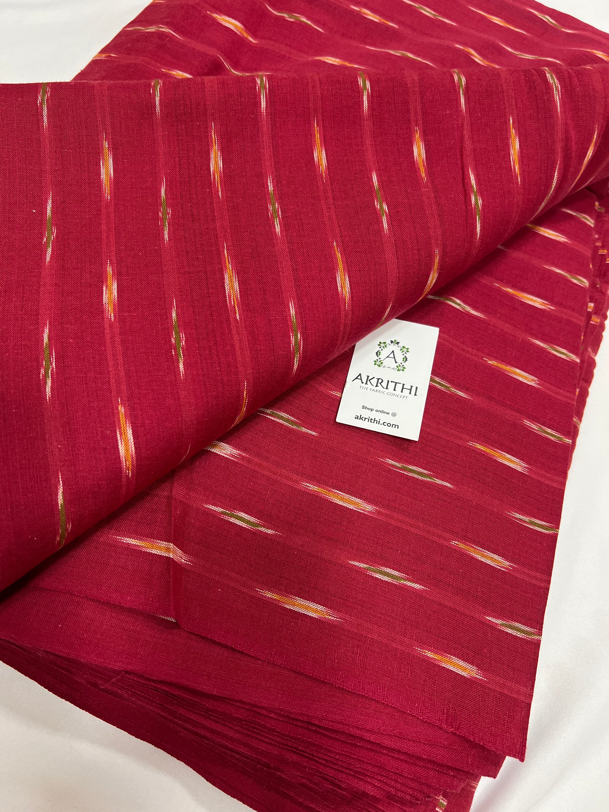 Handloom Ikat pure cotton fabric