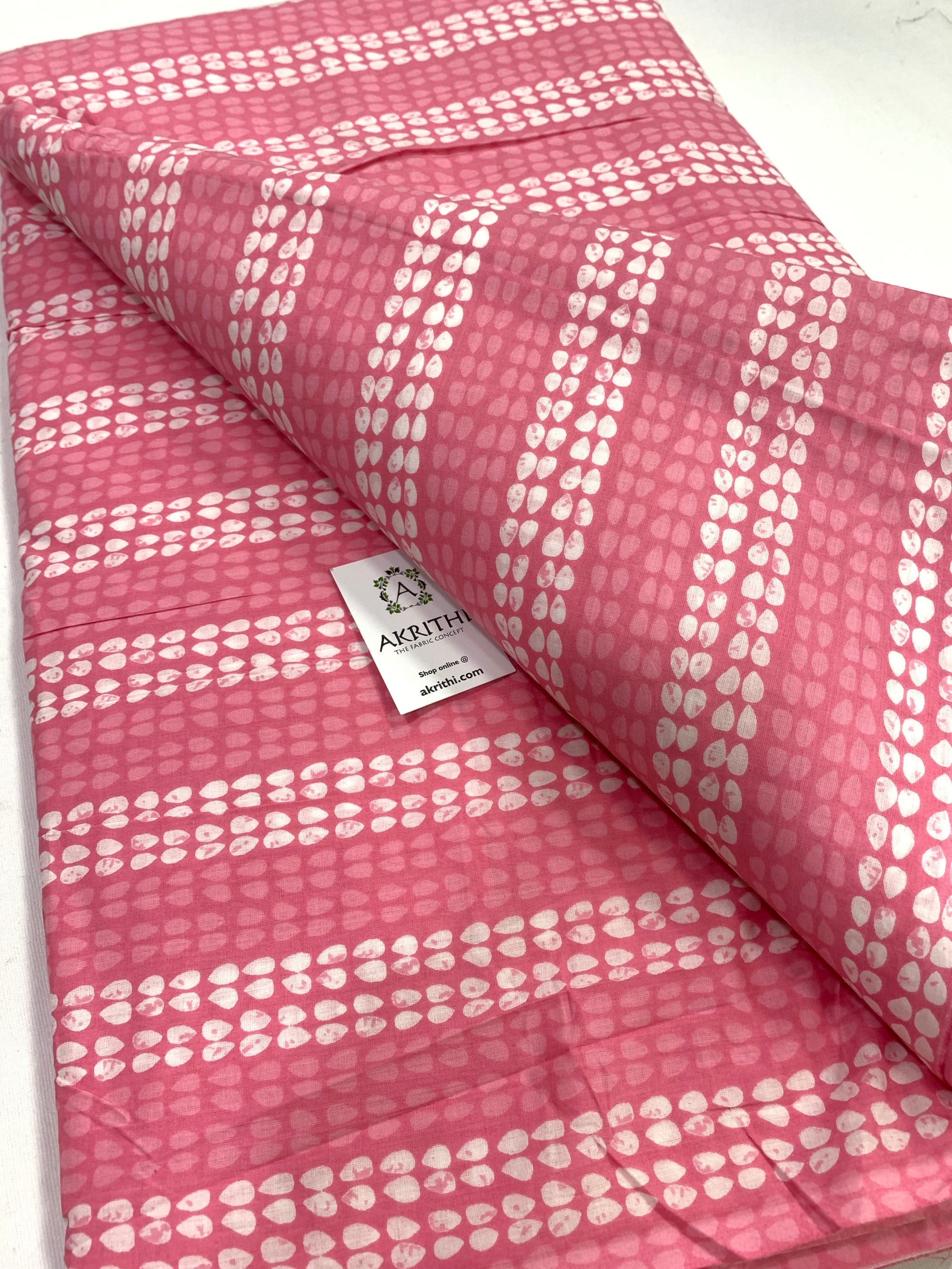 Printed pure cotton fabric