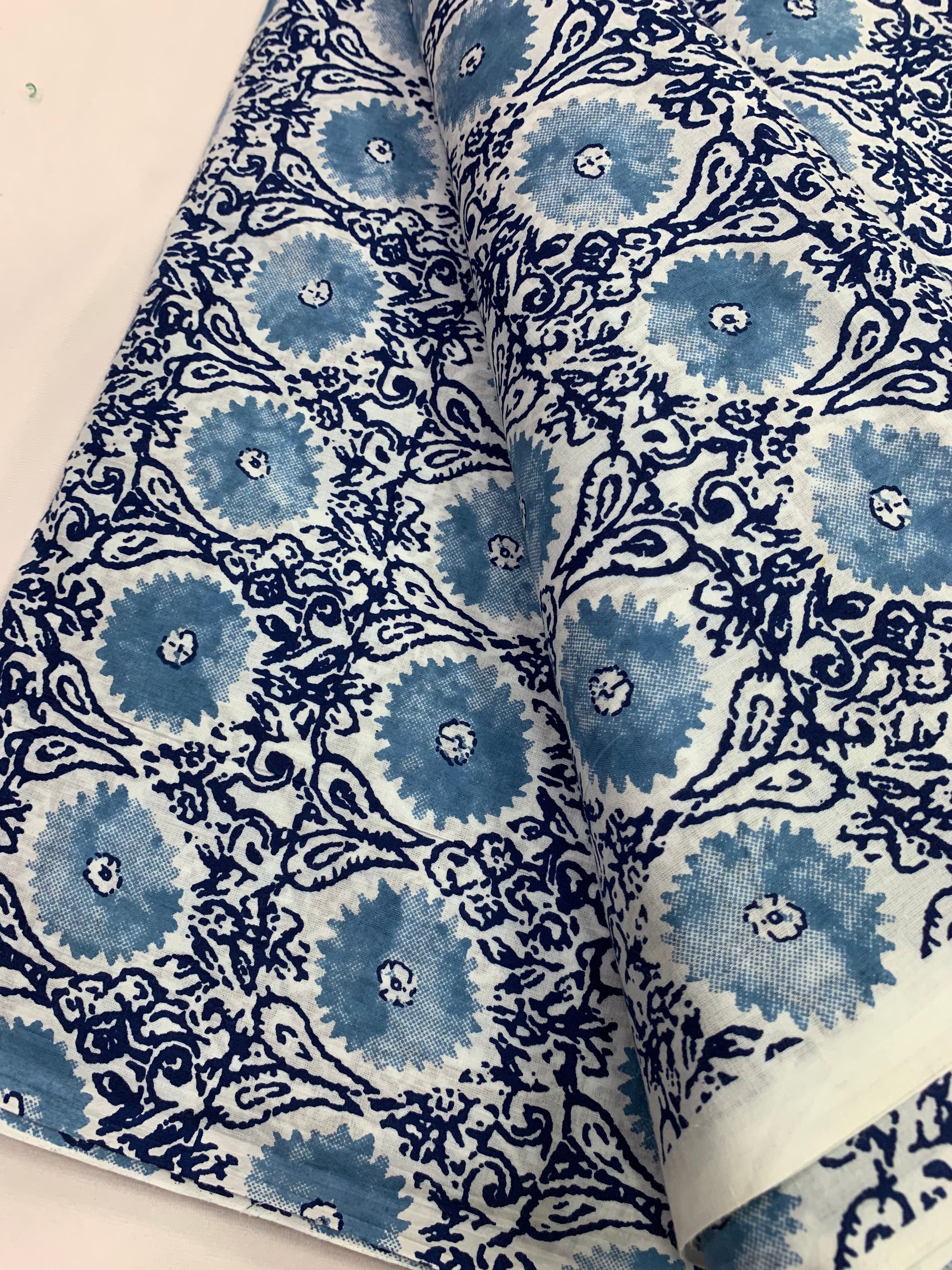 Printed pure cotton fabric