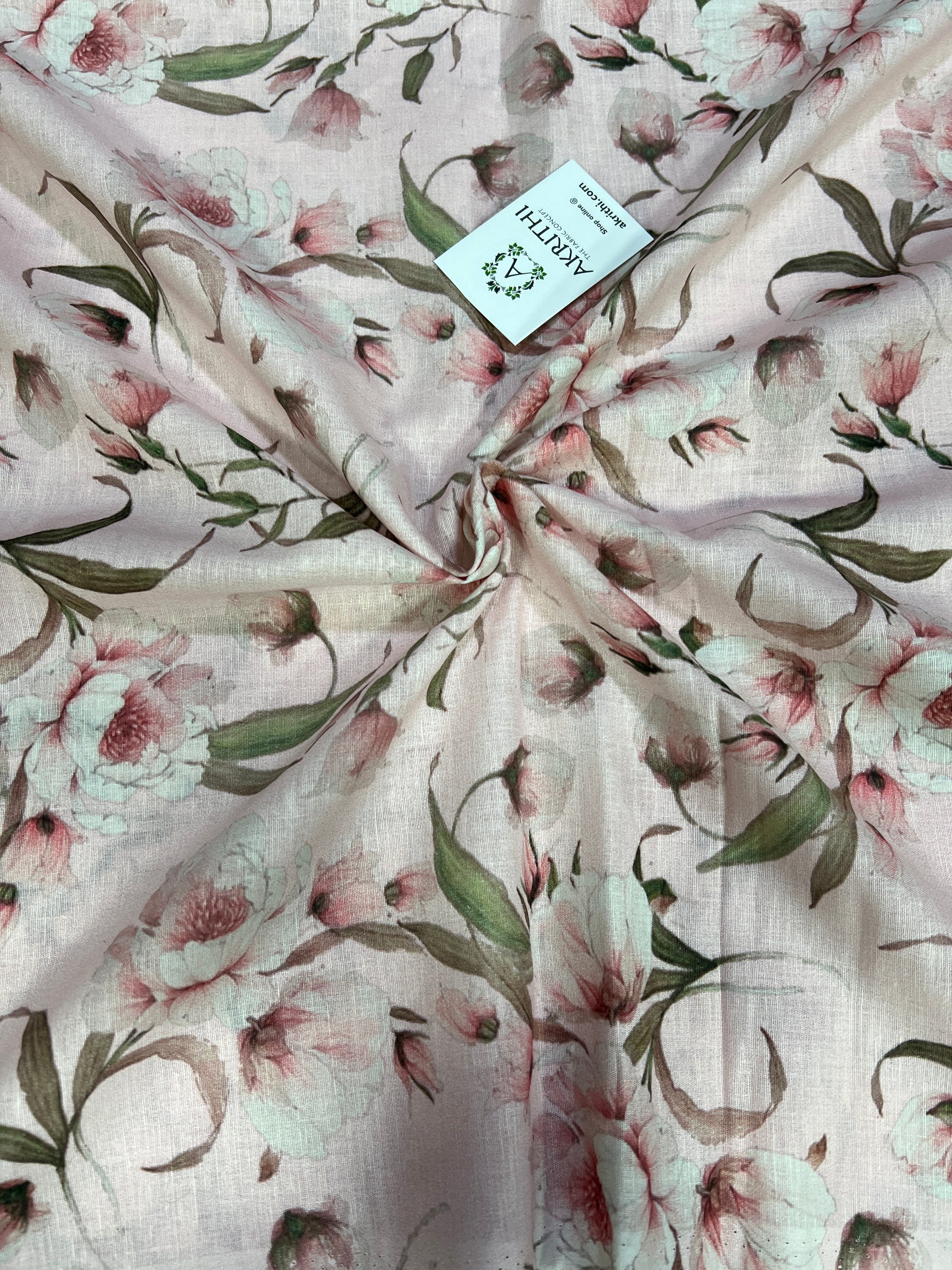 Digital Printed pure linen fabric