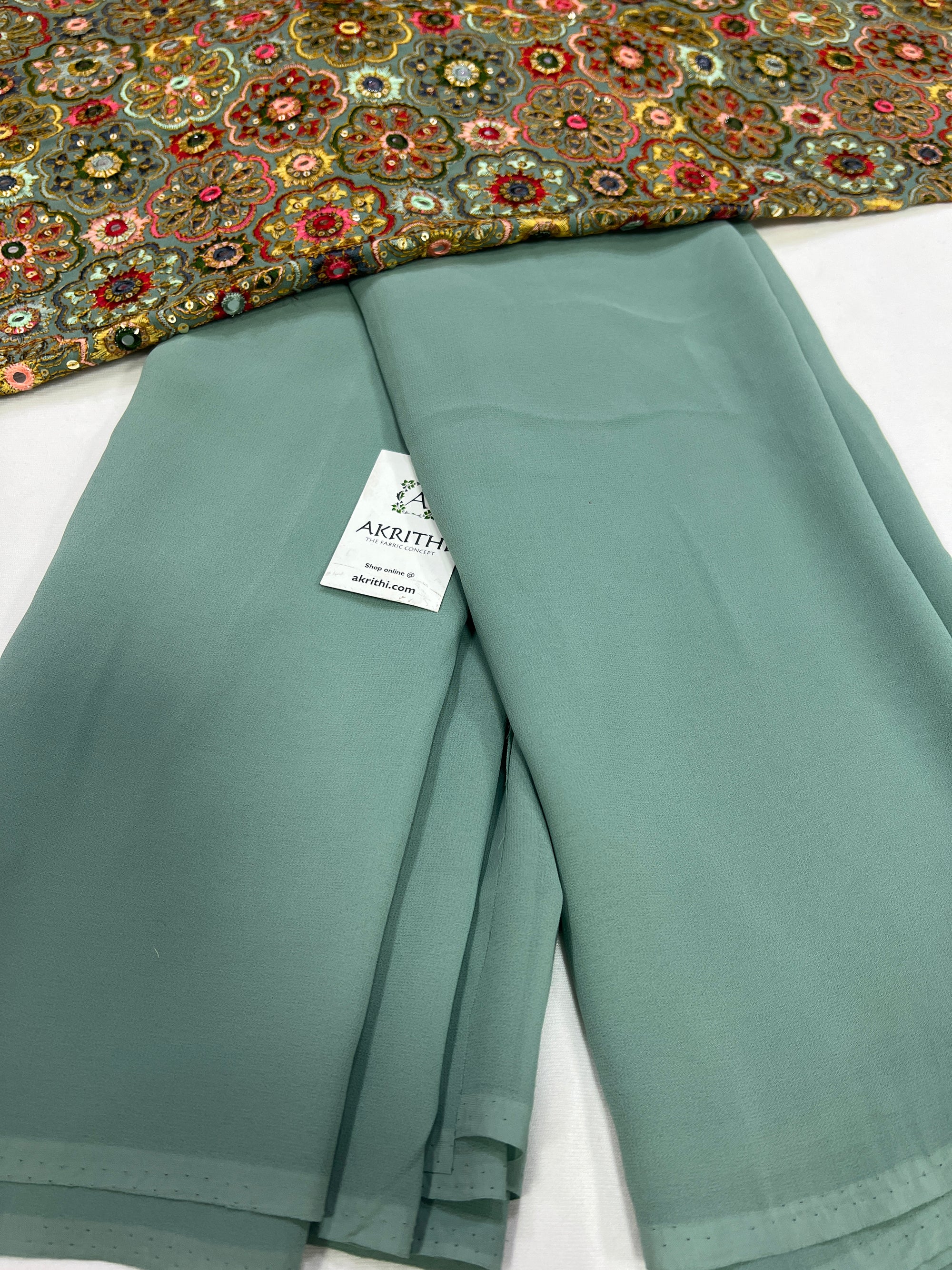 Georgette saree with blouse