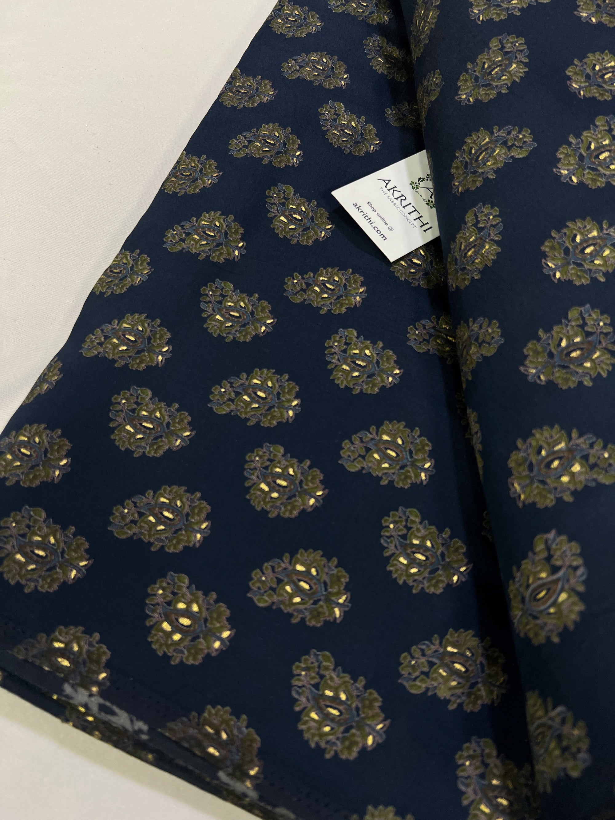 Digital printed silk fabric
