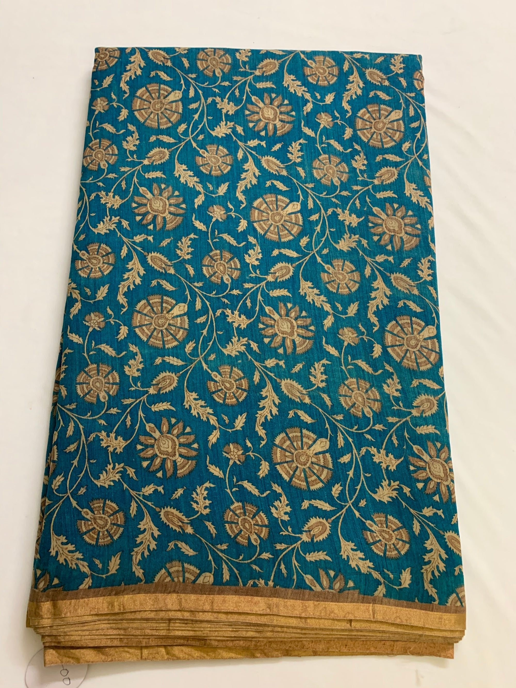 Printed handloom pure munga silk saree