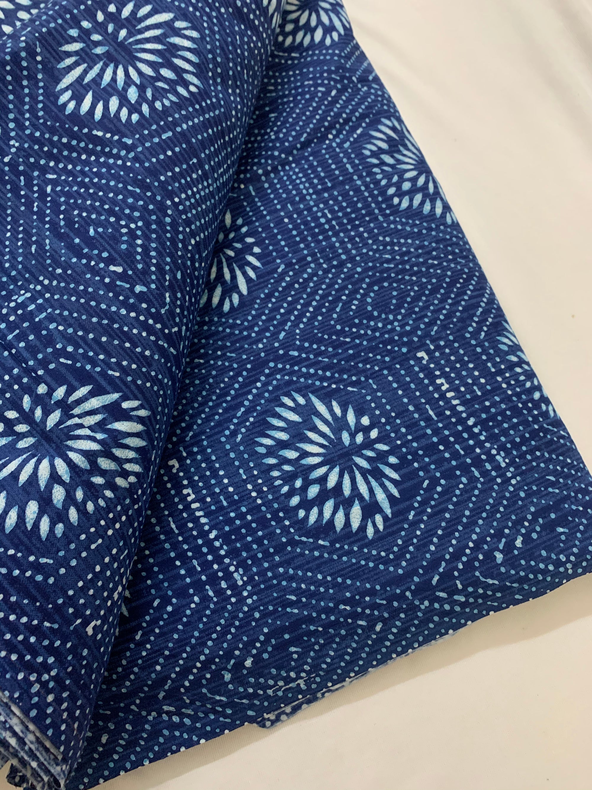 Printed pure cotton fabric