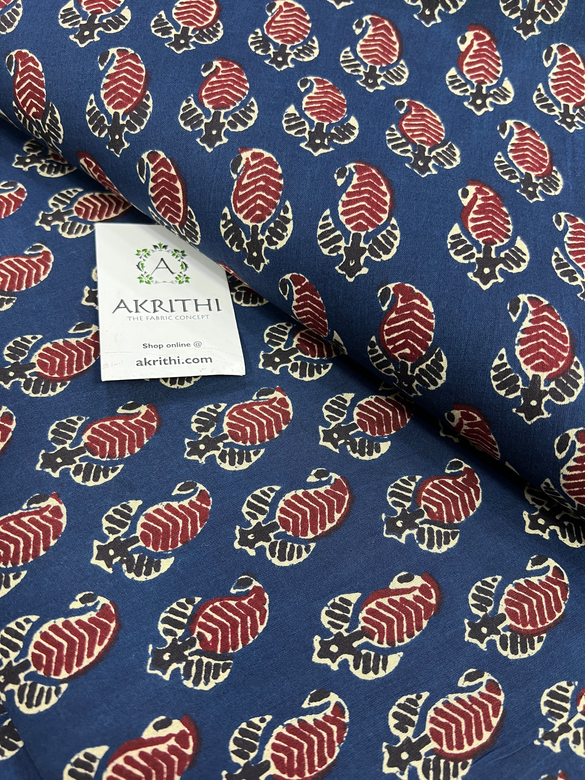 Printed pure cotton fabric