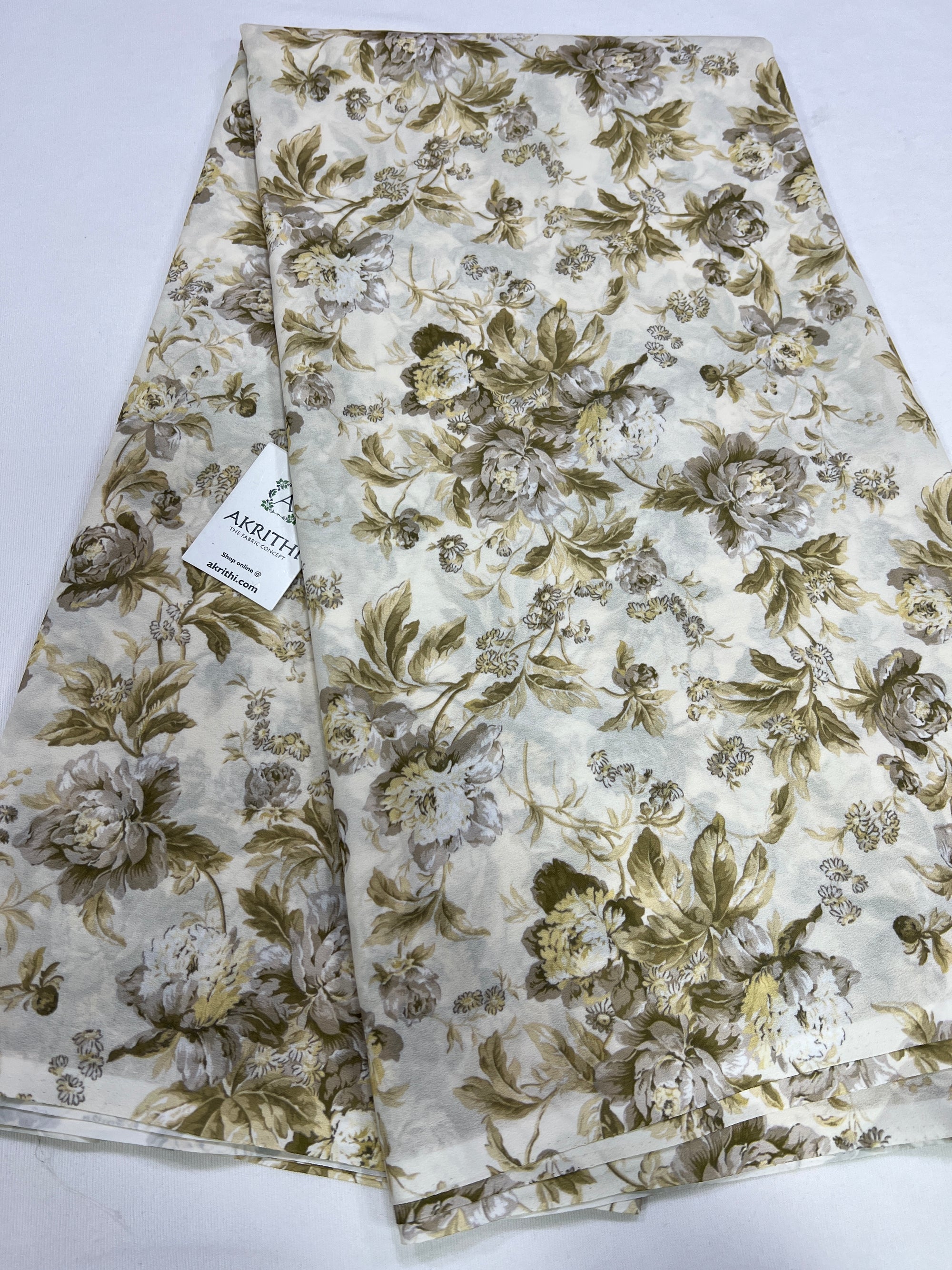 Digital printed georgette saree