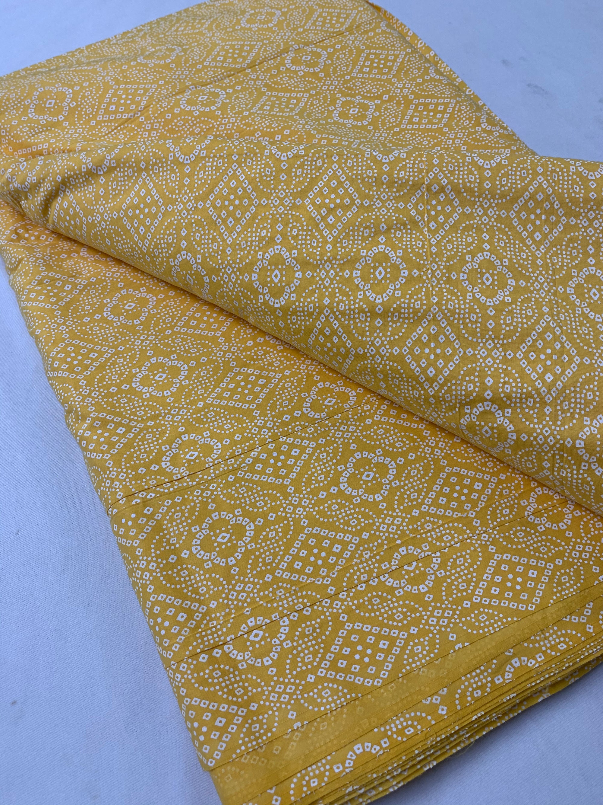 Printed pure cotton fabric