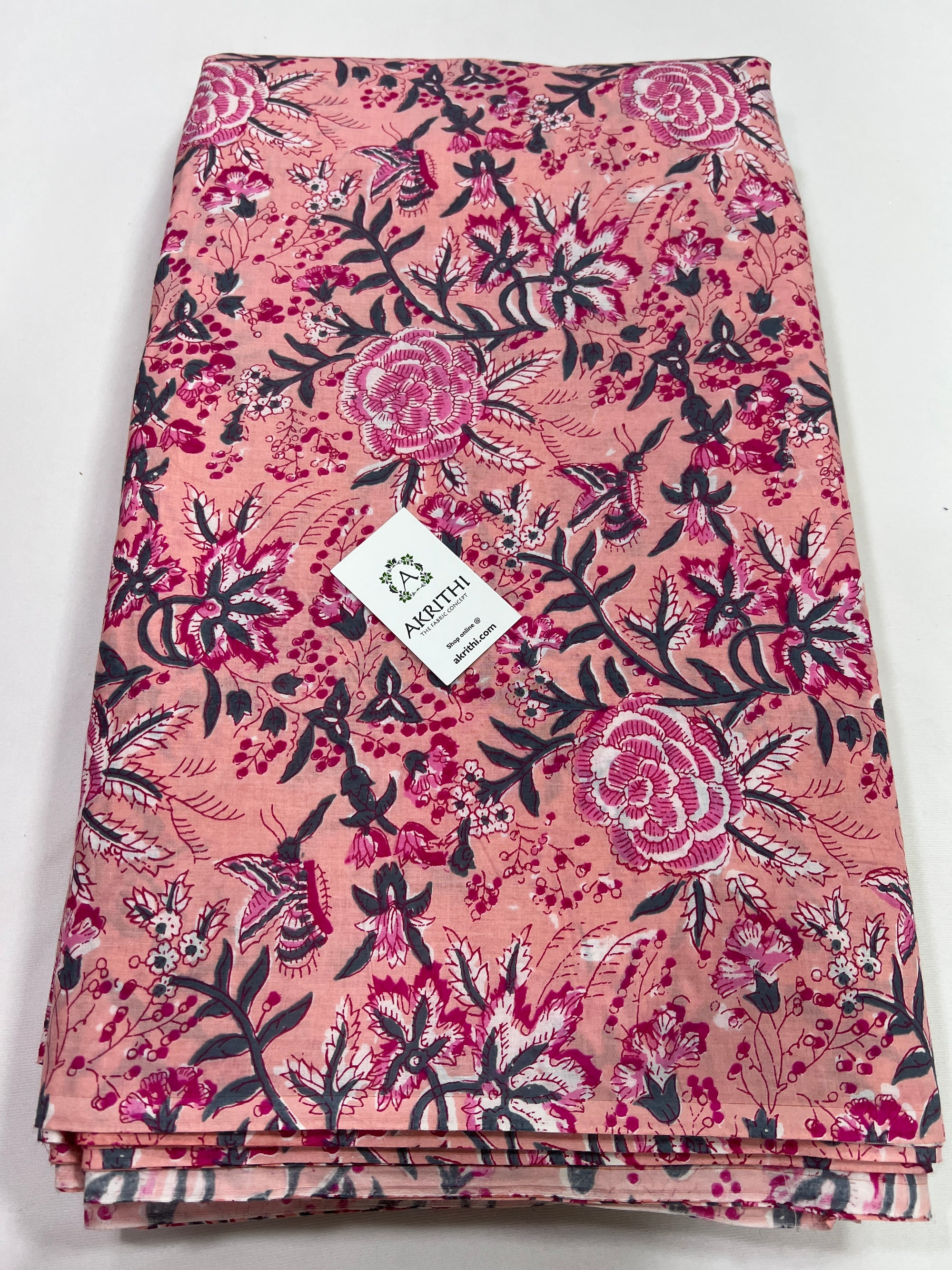 Printed pure cotton fabric