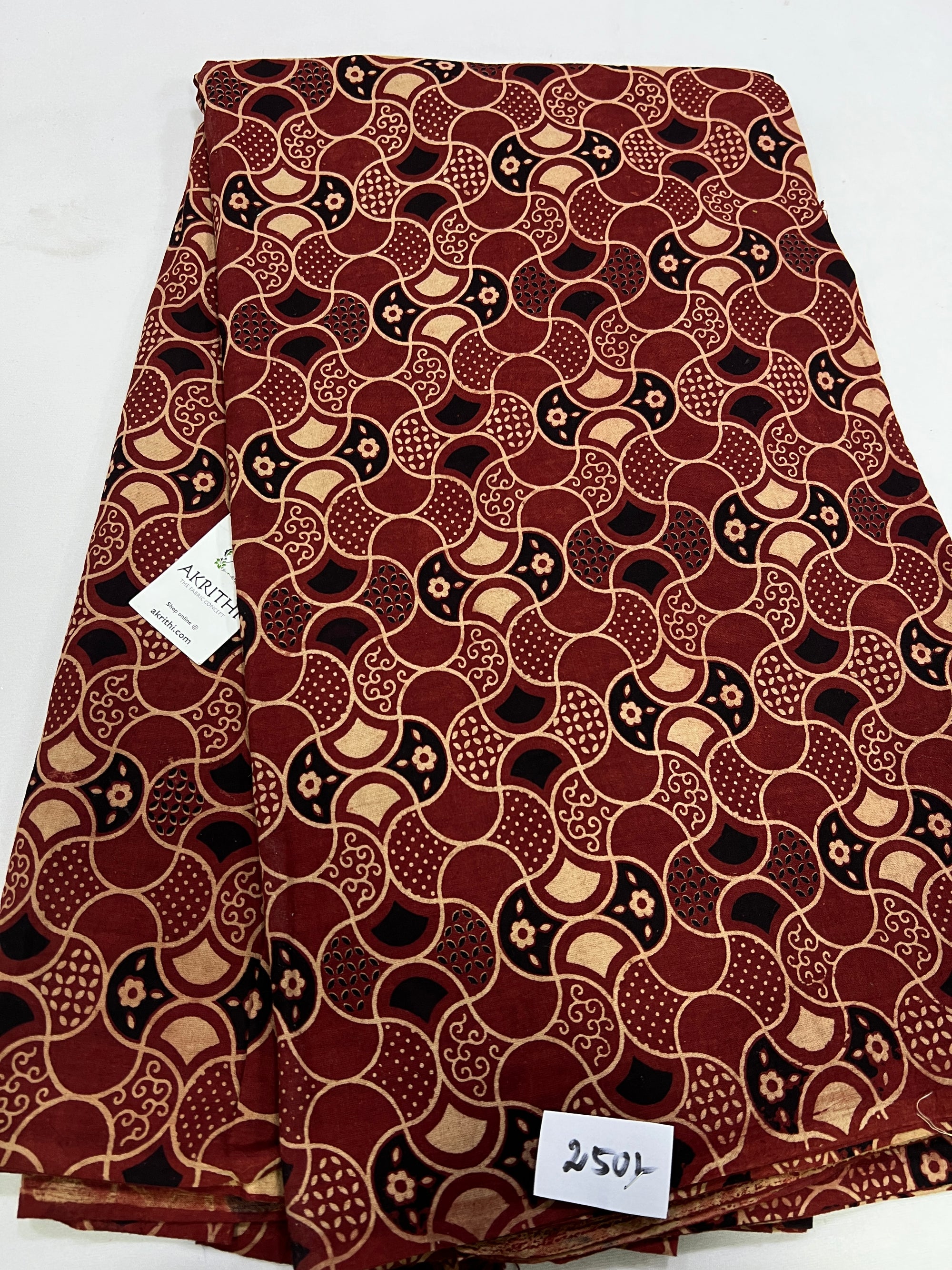 Printed pure cotton fabric