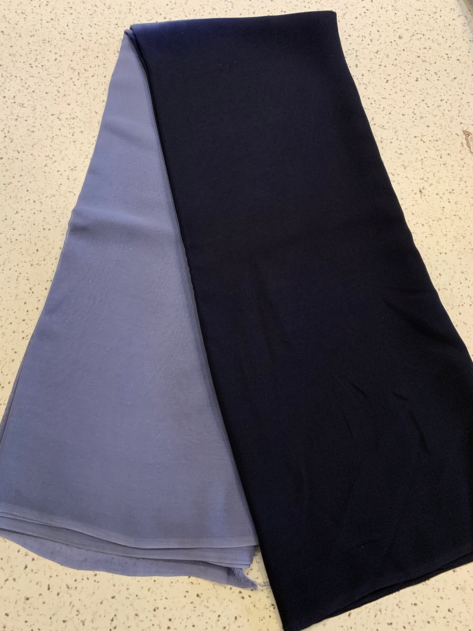 Shaded georgette saree