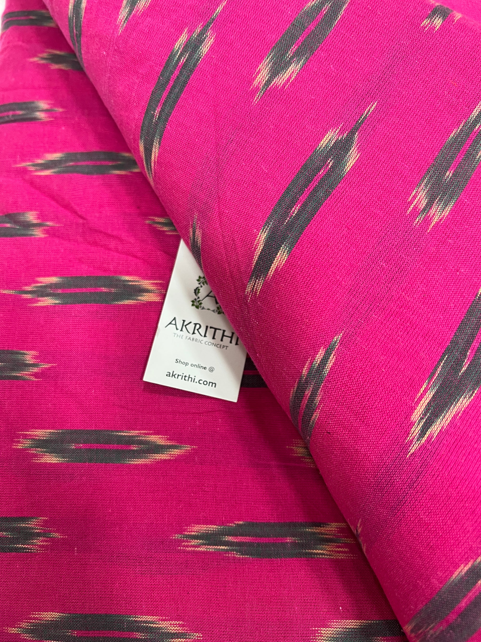 Handloom Ikat pure cotton fabric
