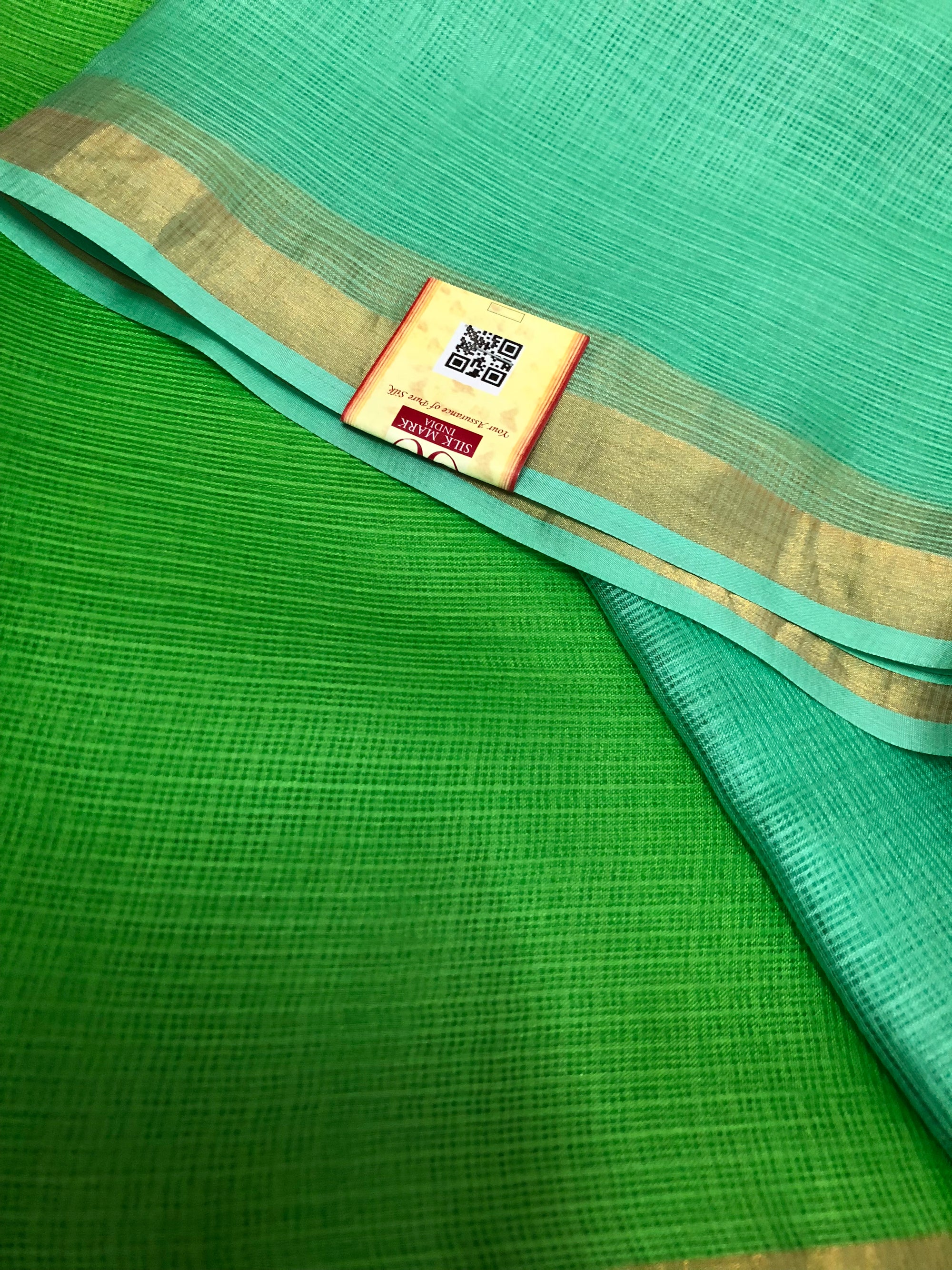 Pure kota silk double shaded saree
