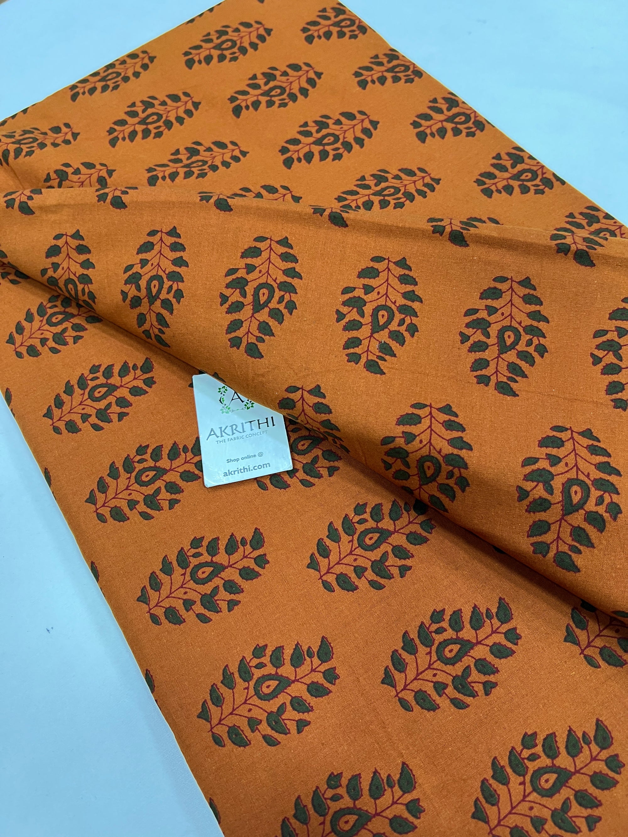Printed pure cotton fabric
