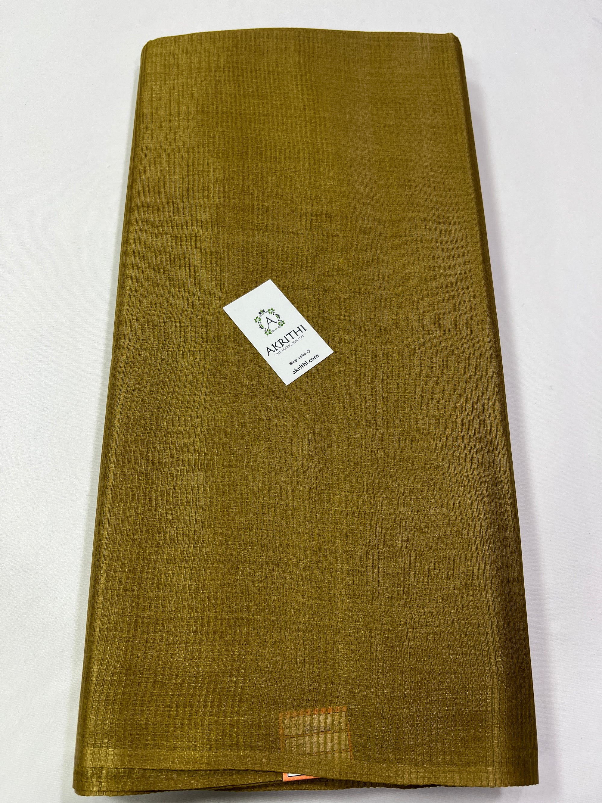 Striped Pure Tussar silk fabric