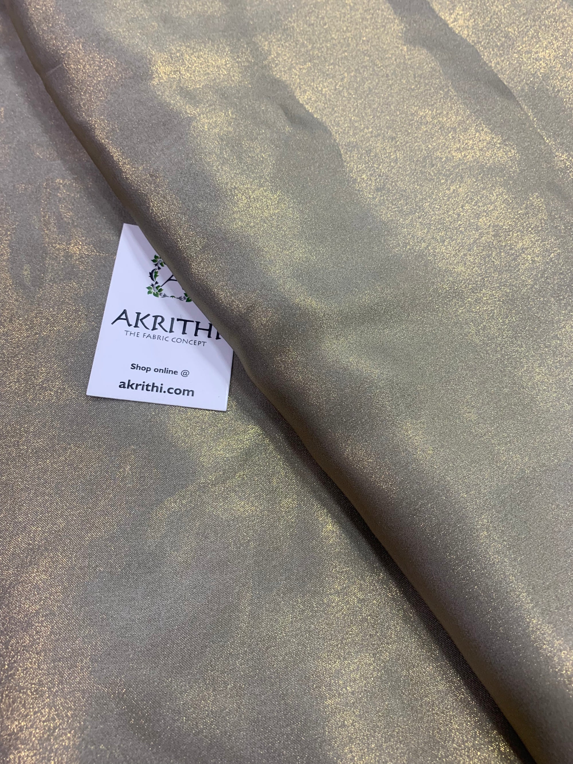 Foil georgette fabric