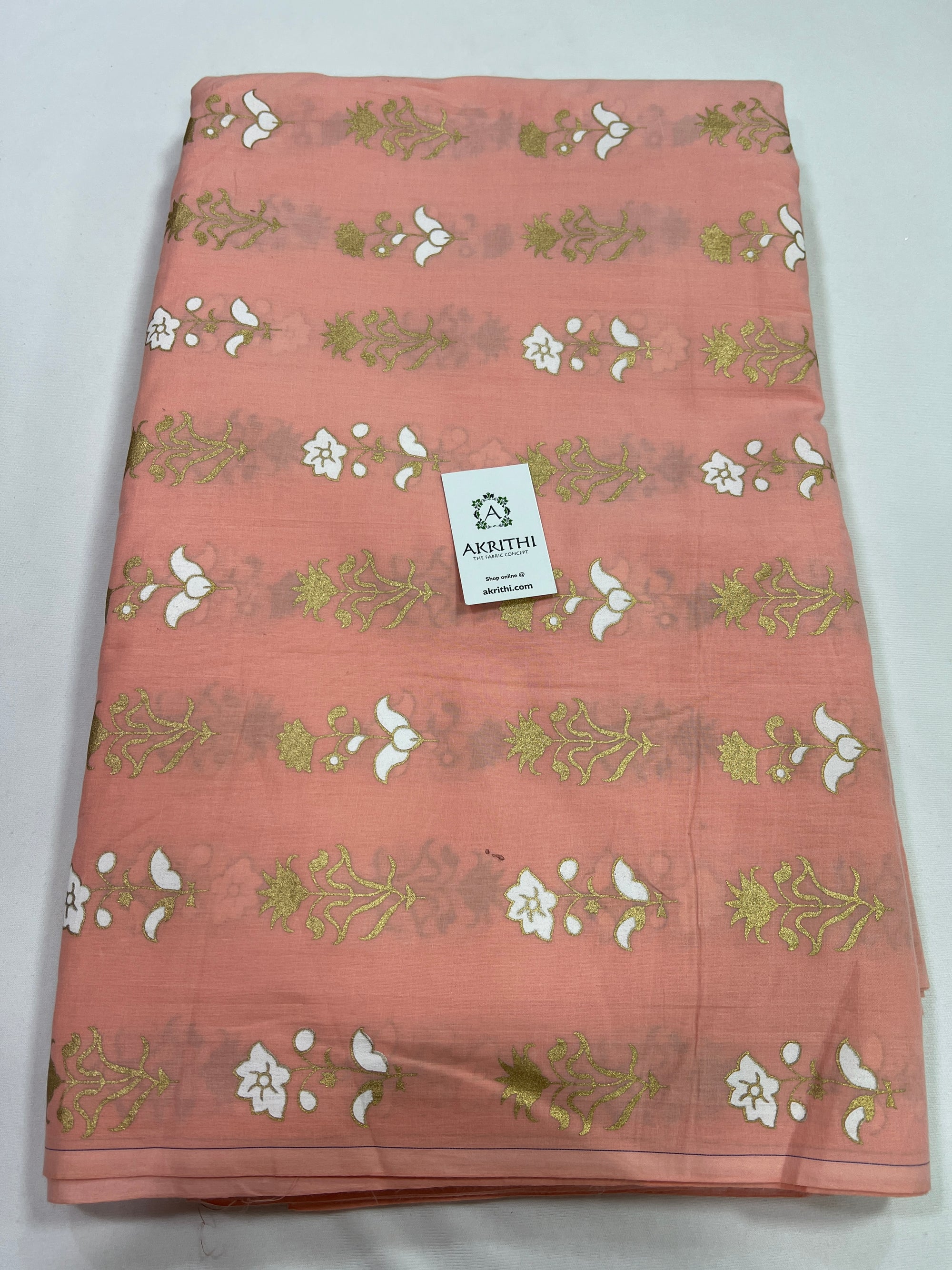 Printed pure cotton fabric