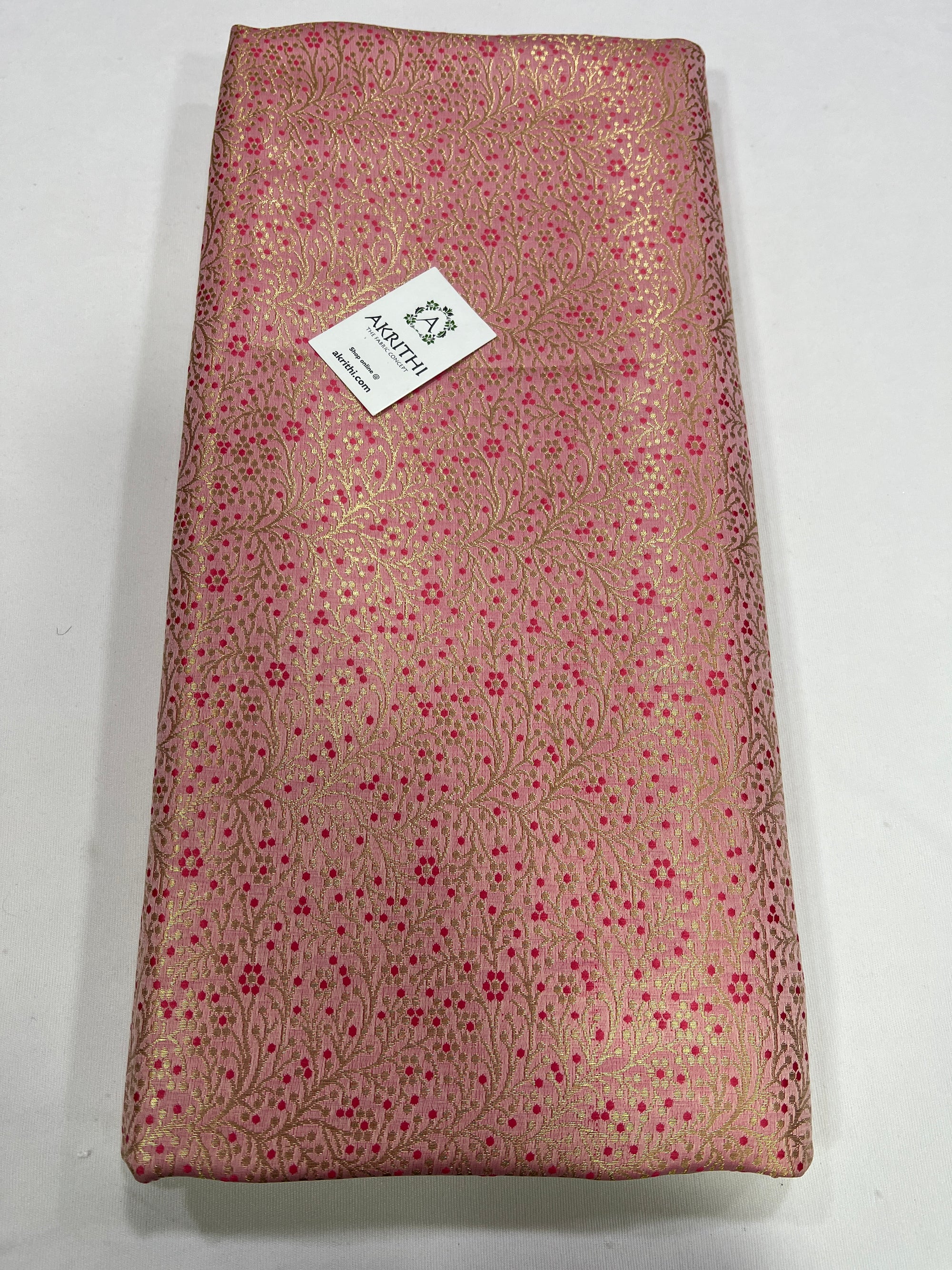 Handloom Banarasi brocade fabric