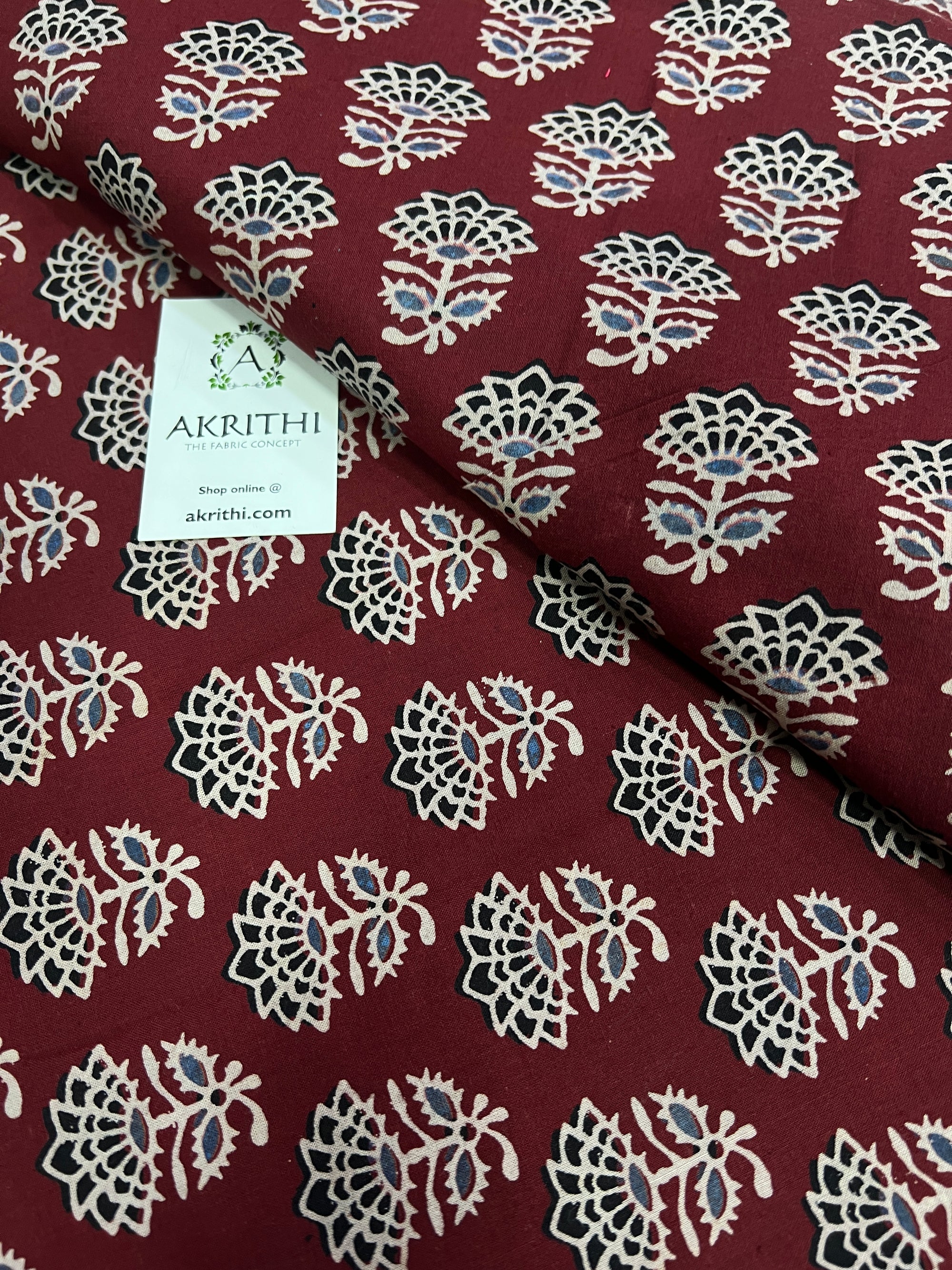 Printed pure cotton fabric