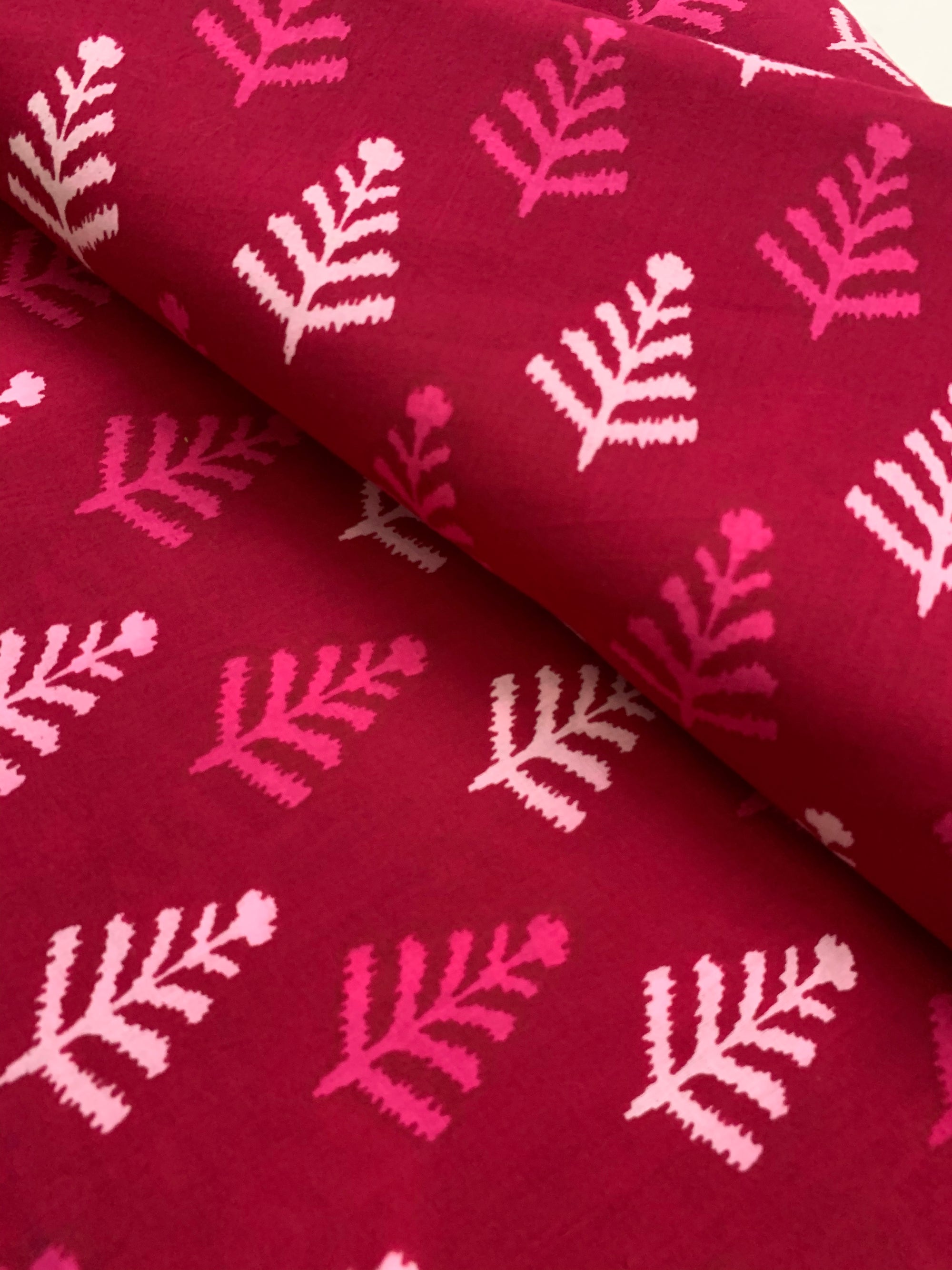 Printed pure cotton fabric