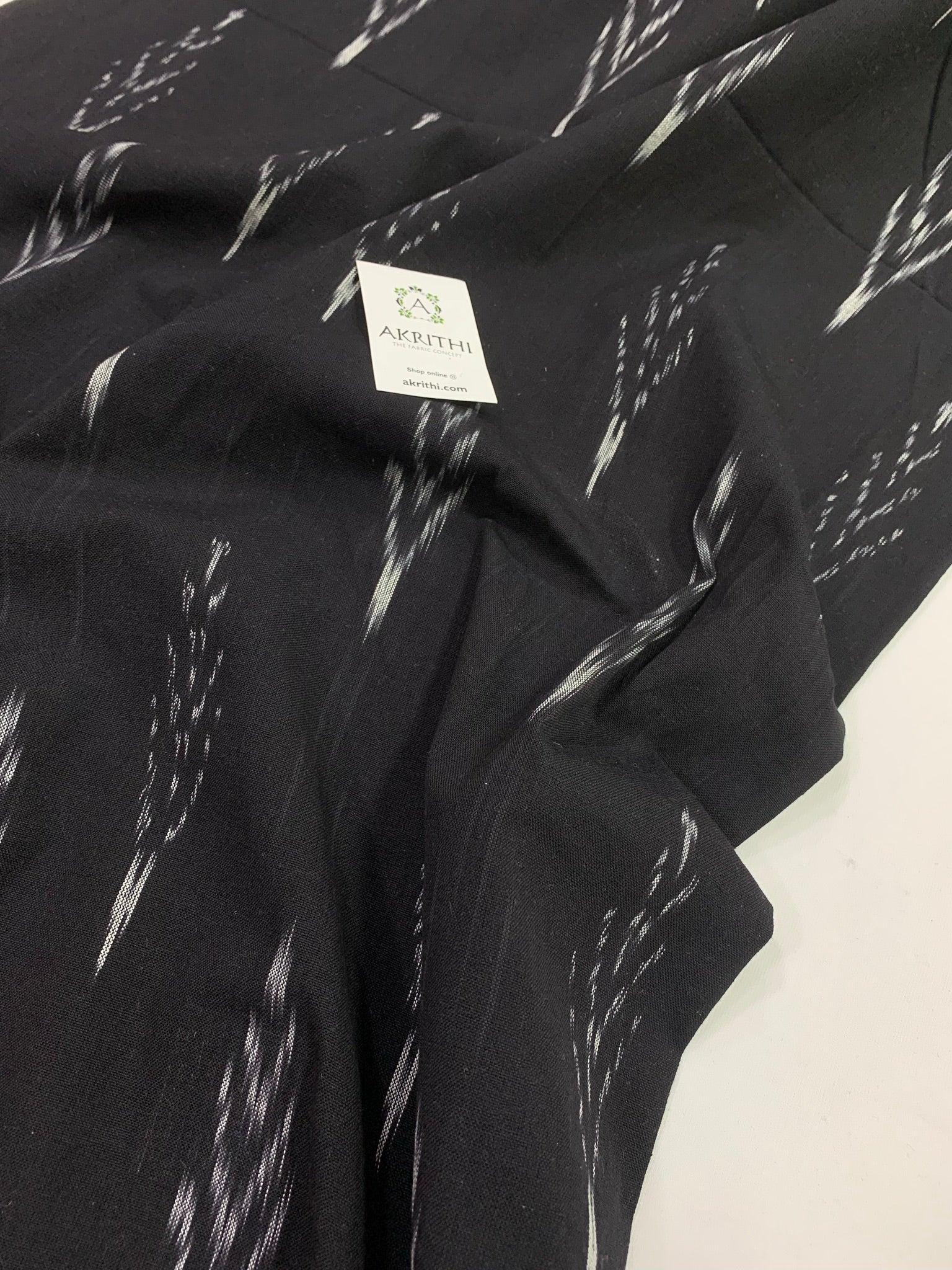 Handloom Ikat pure cotton fabric