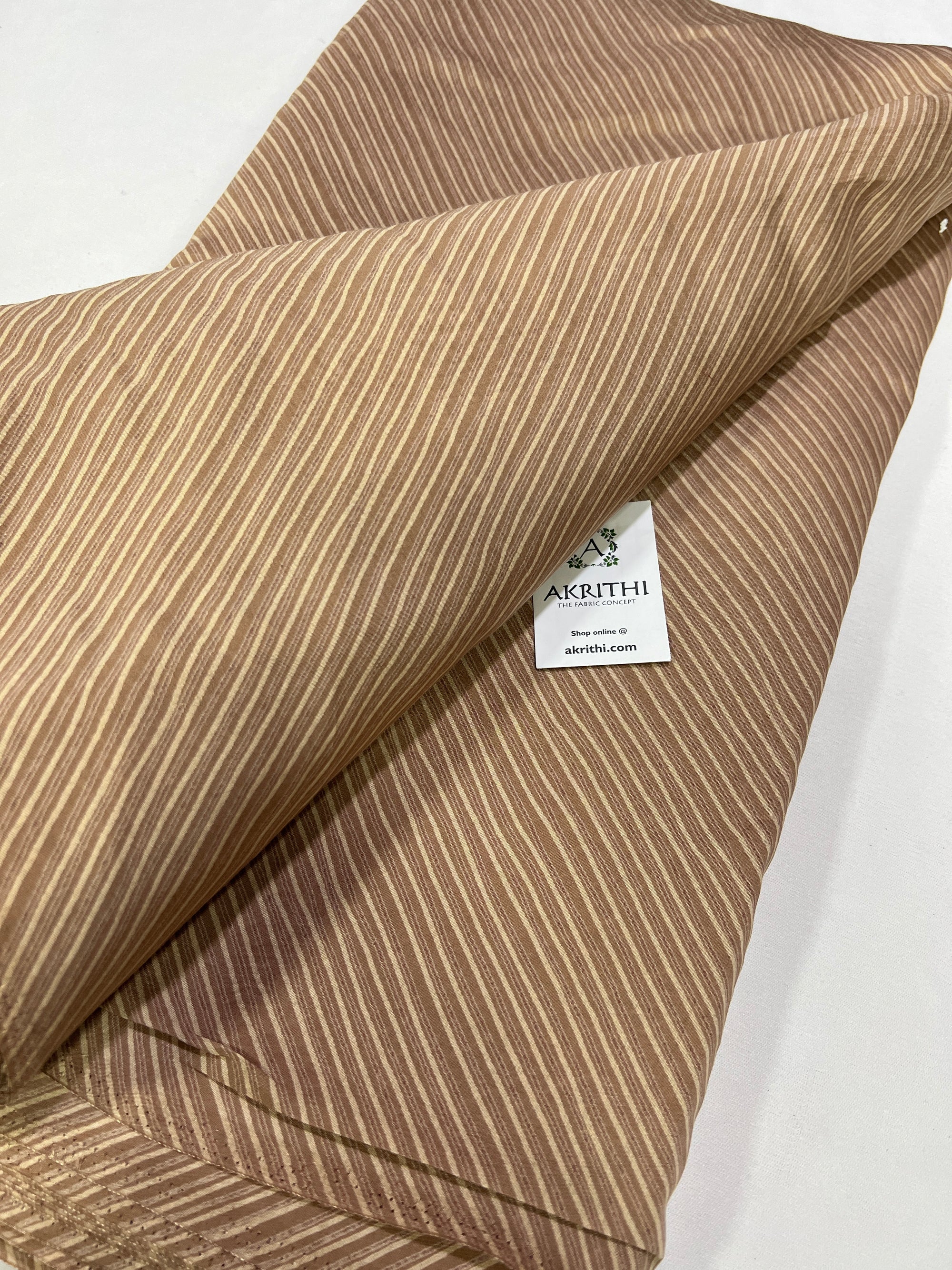 Digital printed silk fabric