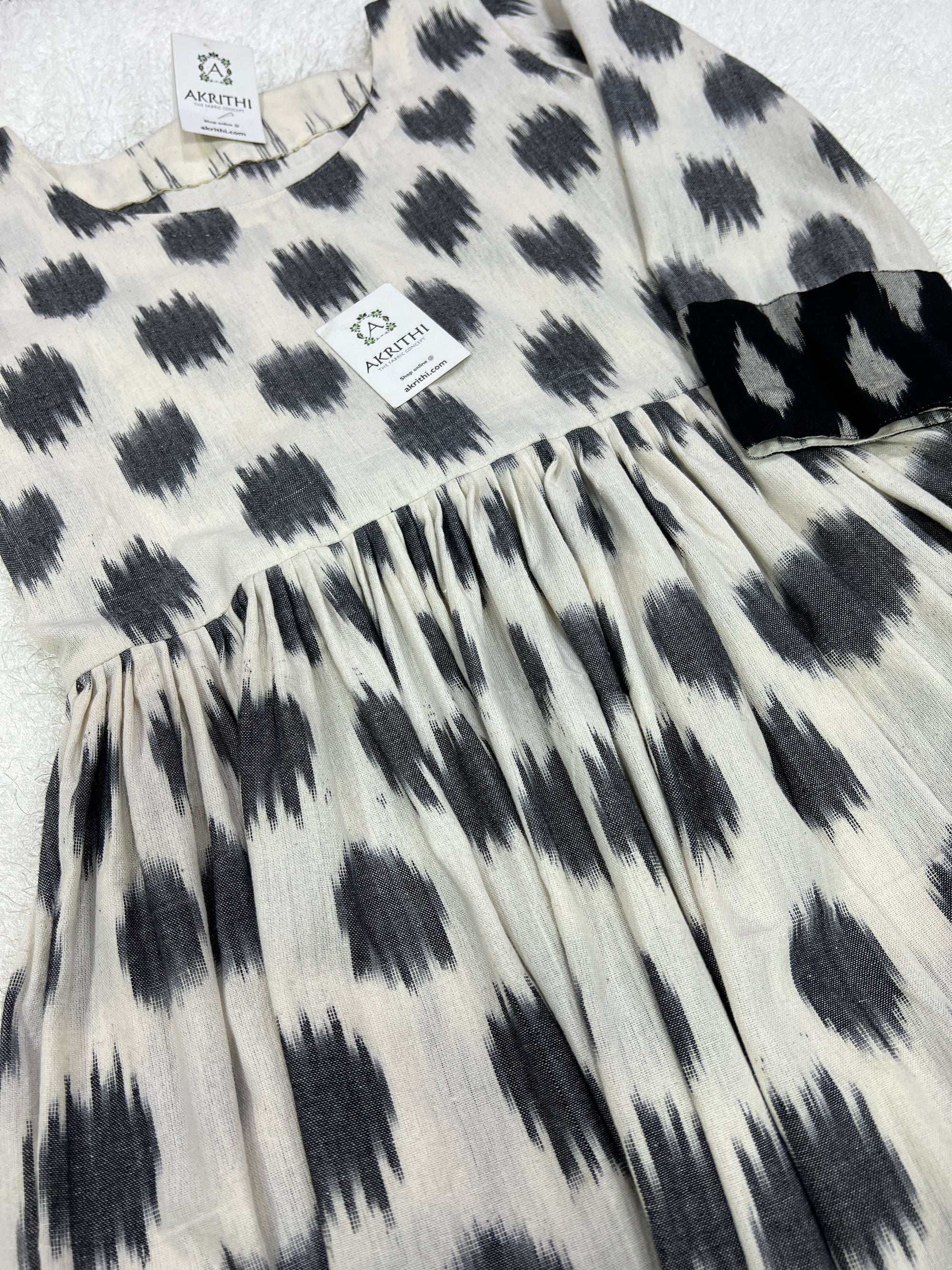 Pure cotton ikat dress