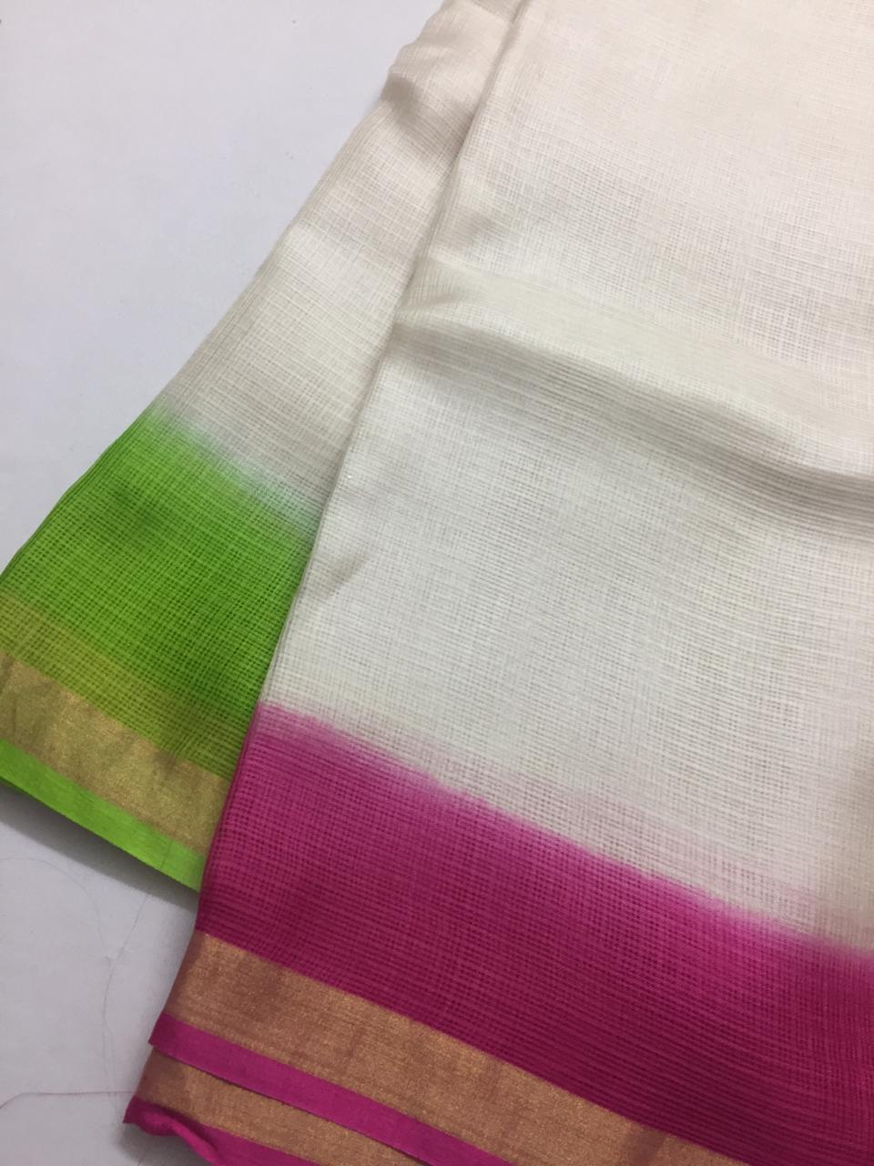 Multishaded Pure kota silk saree