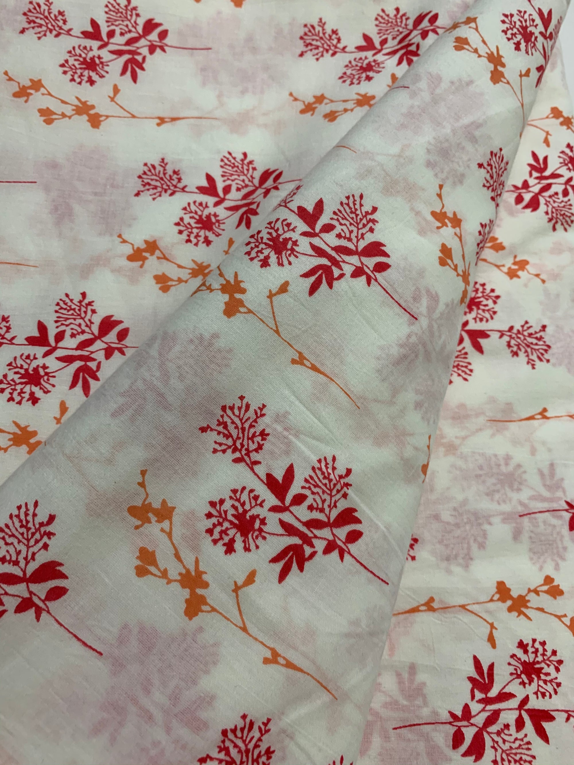 Printed pure cotton fabric