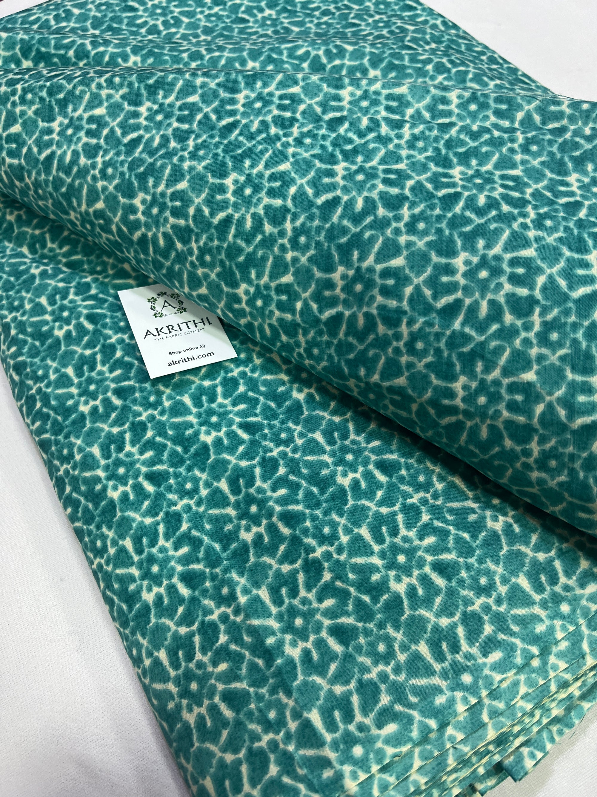 Printed pure cotton fabric