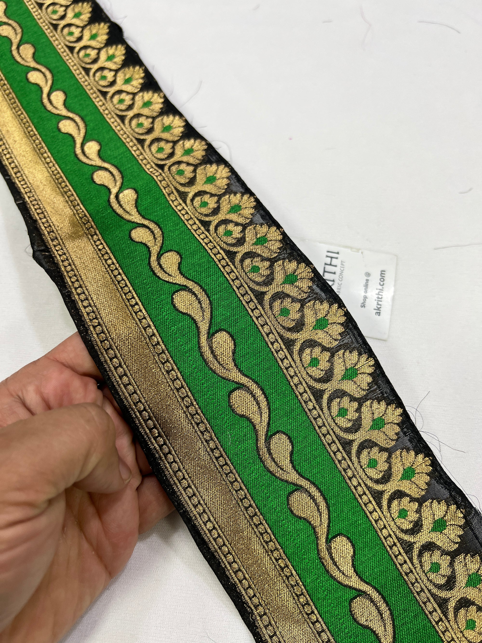 Handloom Banarasi lace 5 metres roll