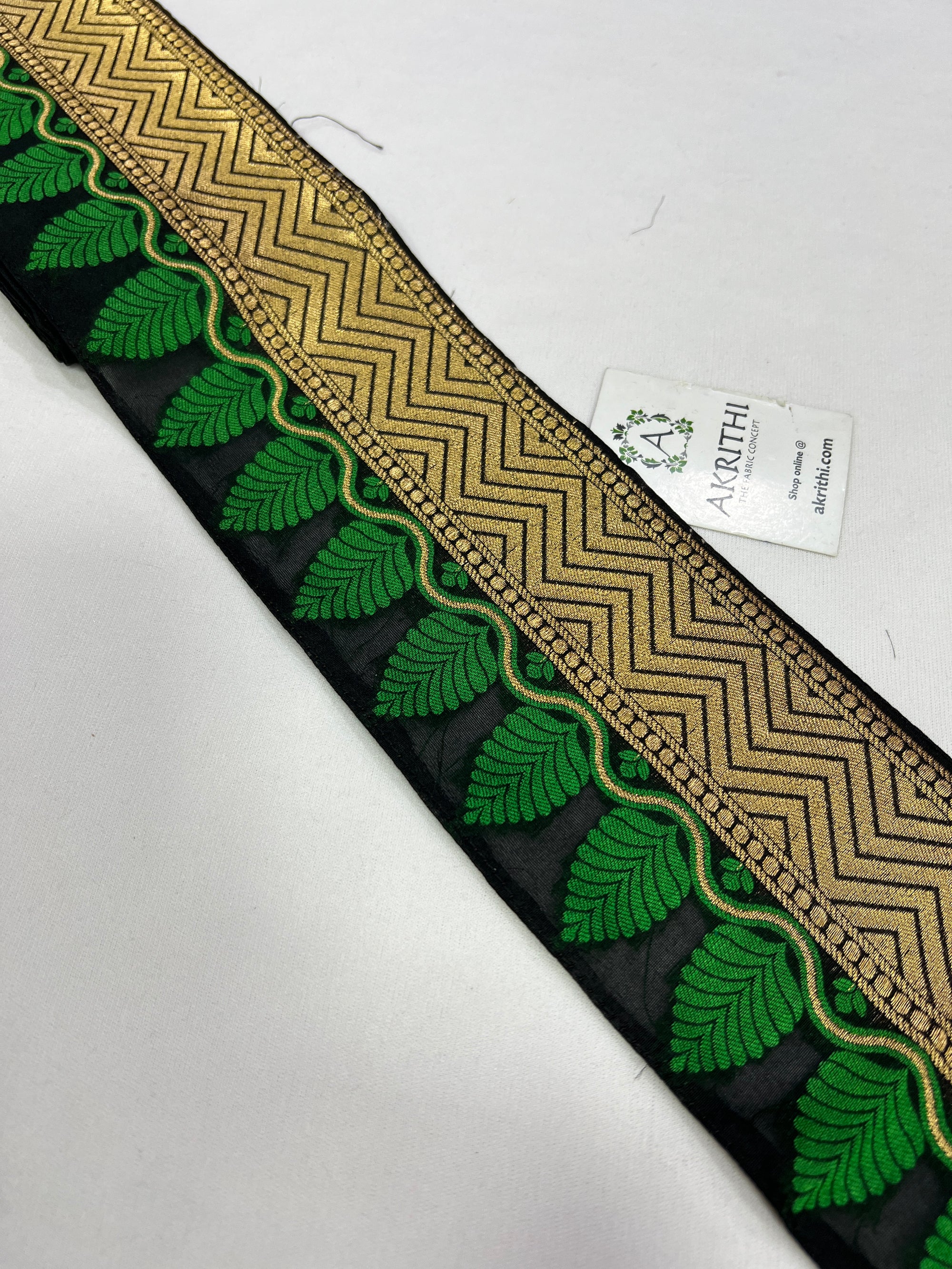 Handloom Banarasi lace 5 metres roll